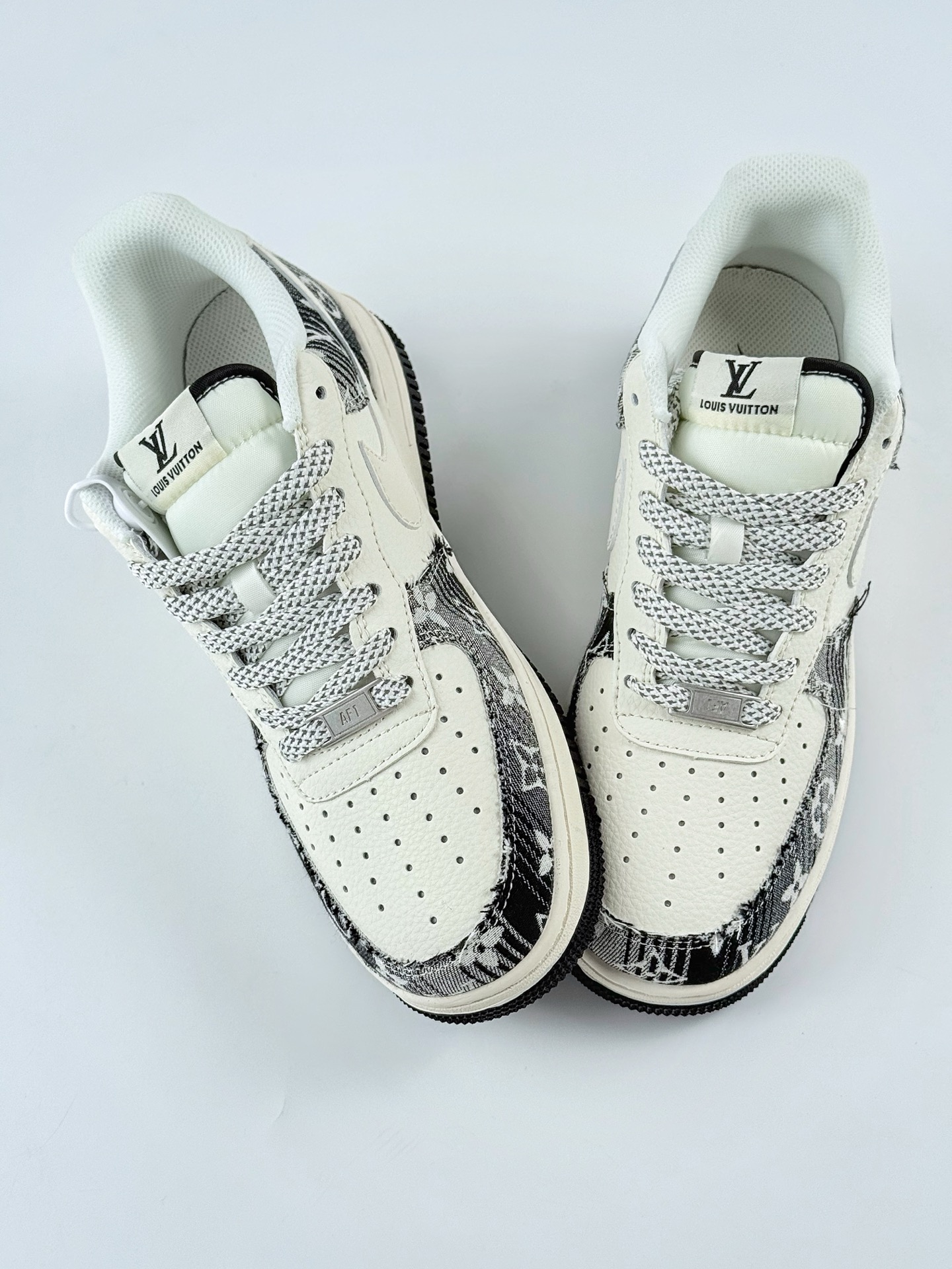 Nike Air Force 1 Low 07 x Louis Vuitton 黑白牛仔满天星 XS1958-585