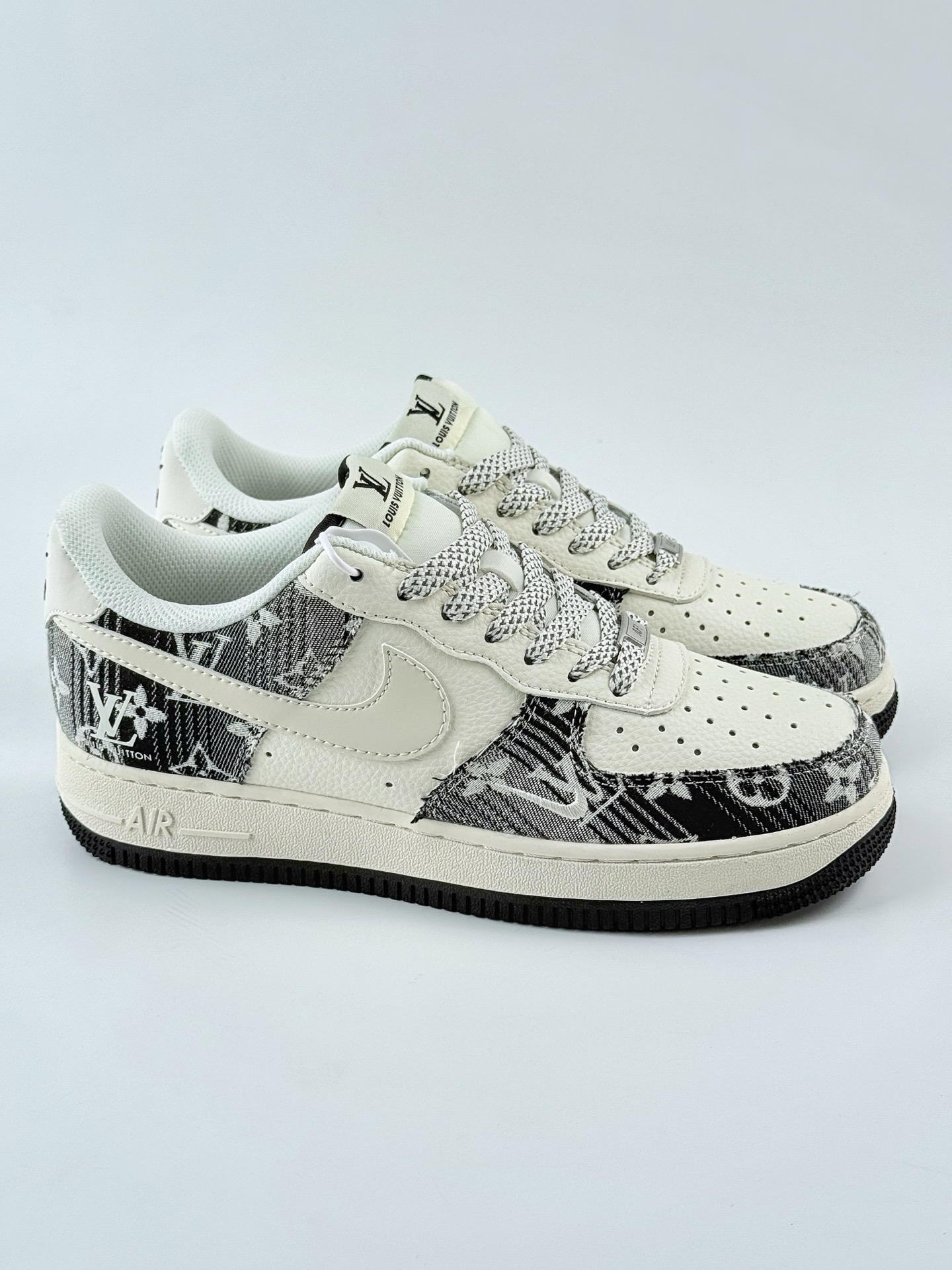 Nike Air Force 1 Low 07 x Louis Vuitton 黑白牛仔满天星 XS1958-585
