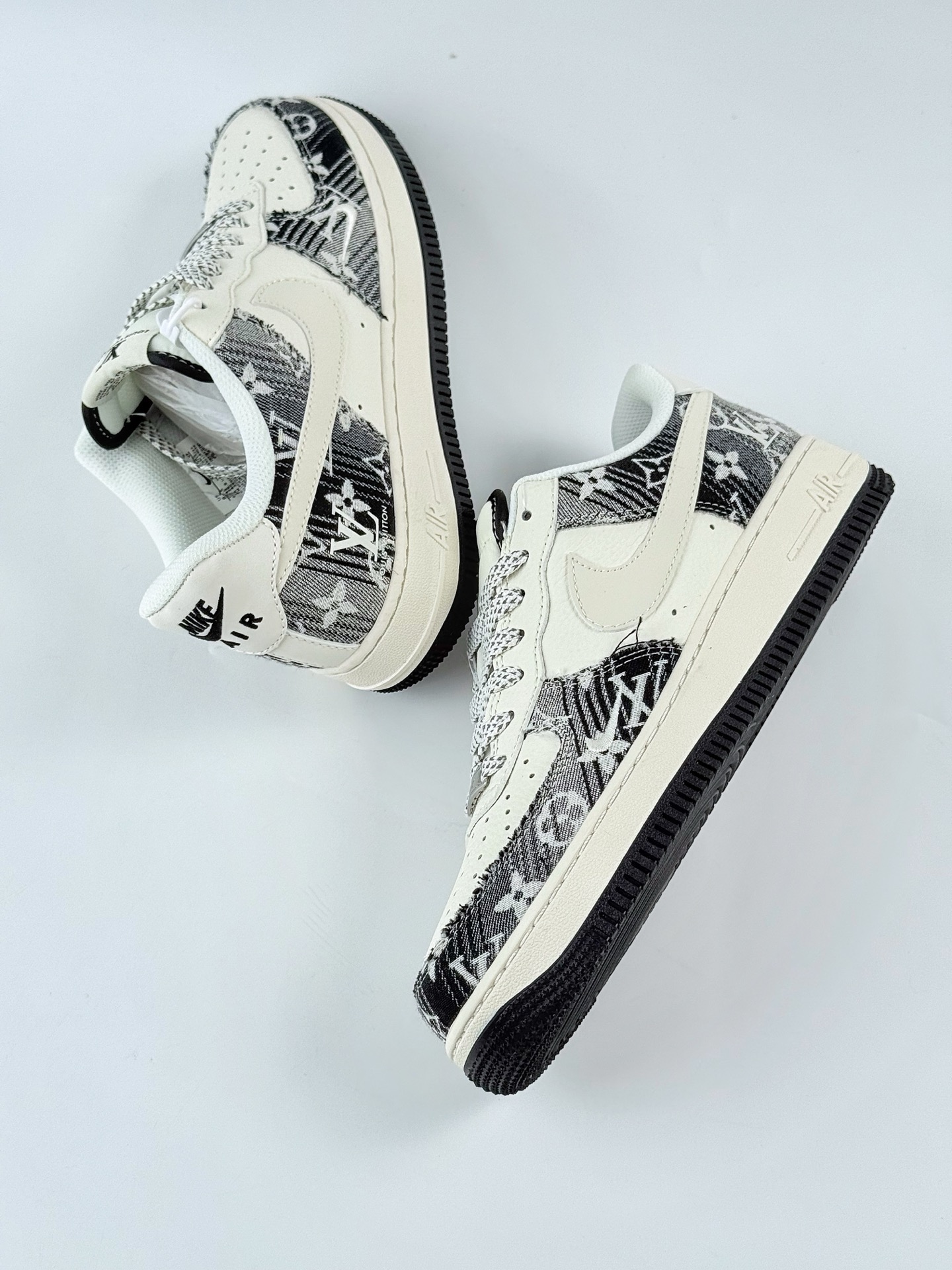 Nike Air Force 1 Low 07 x Louis Vuitton 黑白牛仔满天星 XS1958-585