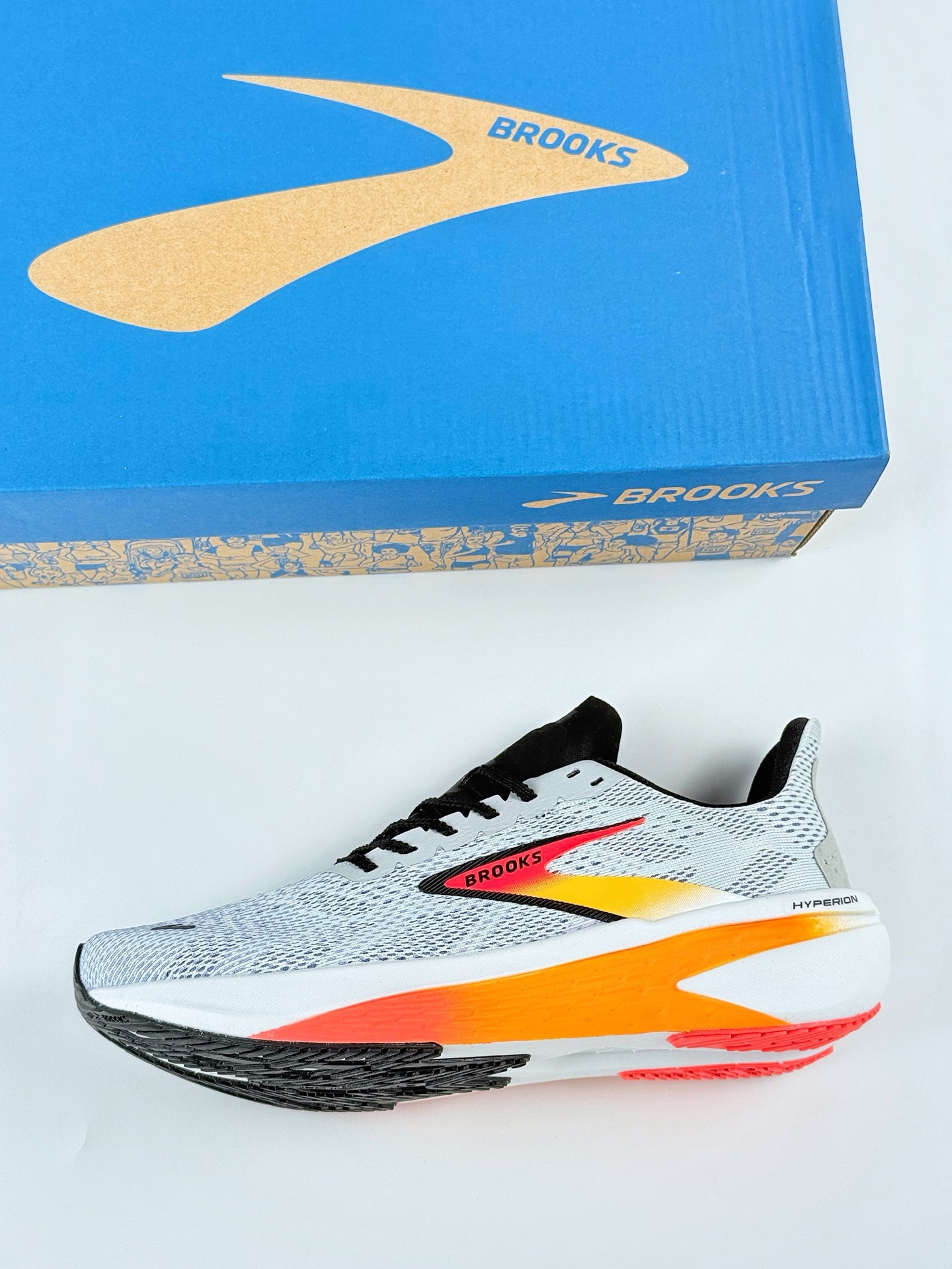 Brooks Hyperion Max 2 布鲁克斯 烈风2系列低帮透气缓震支撑休闲运动慢跑鞋 110434 1D 443