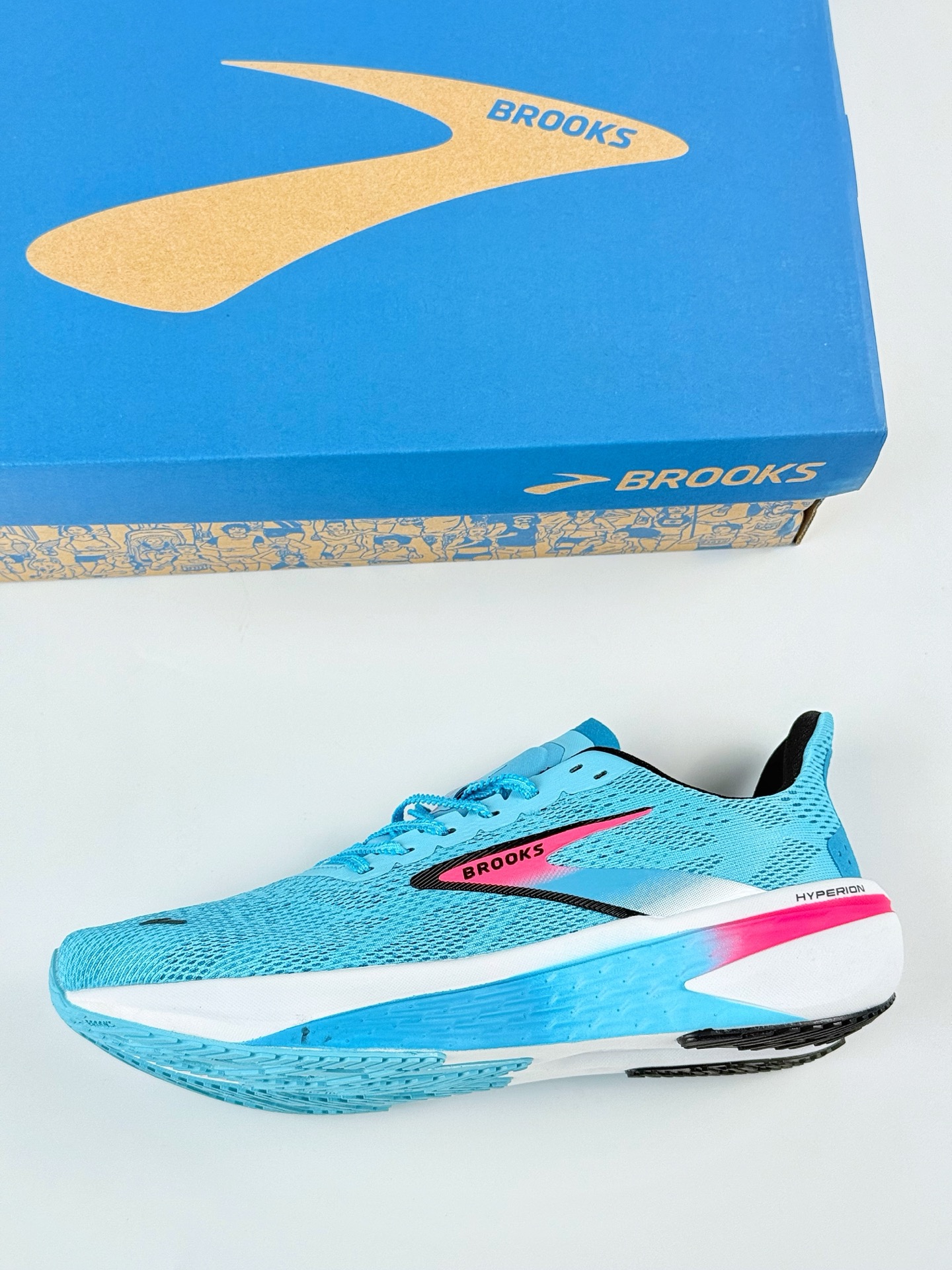 Brooks Hyperion Max 2 布鲁克斯 烈风2系列低帮透气缓震支撑休闲运动慢跑鞋 110432 1D 441