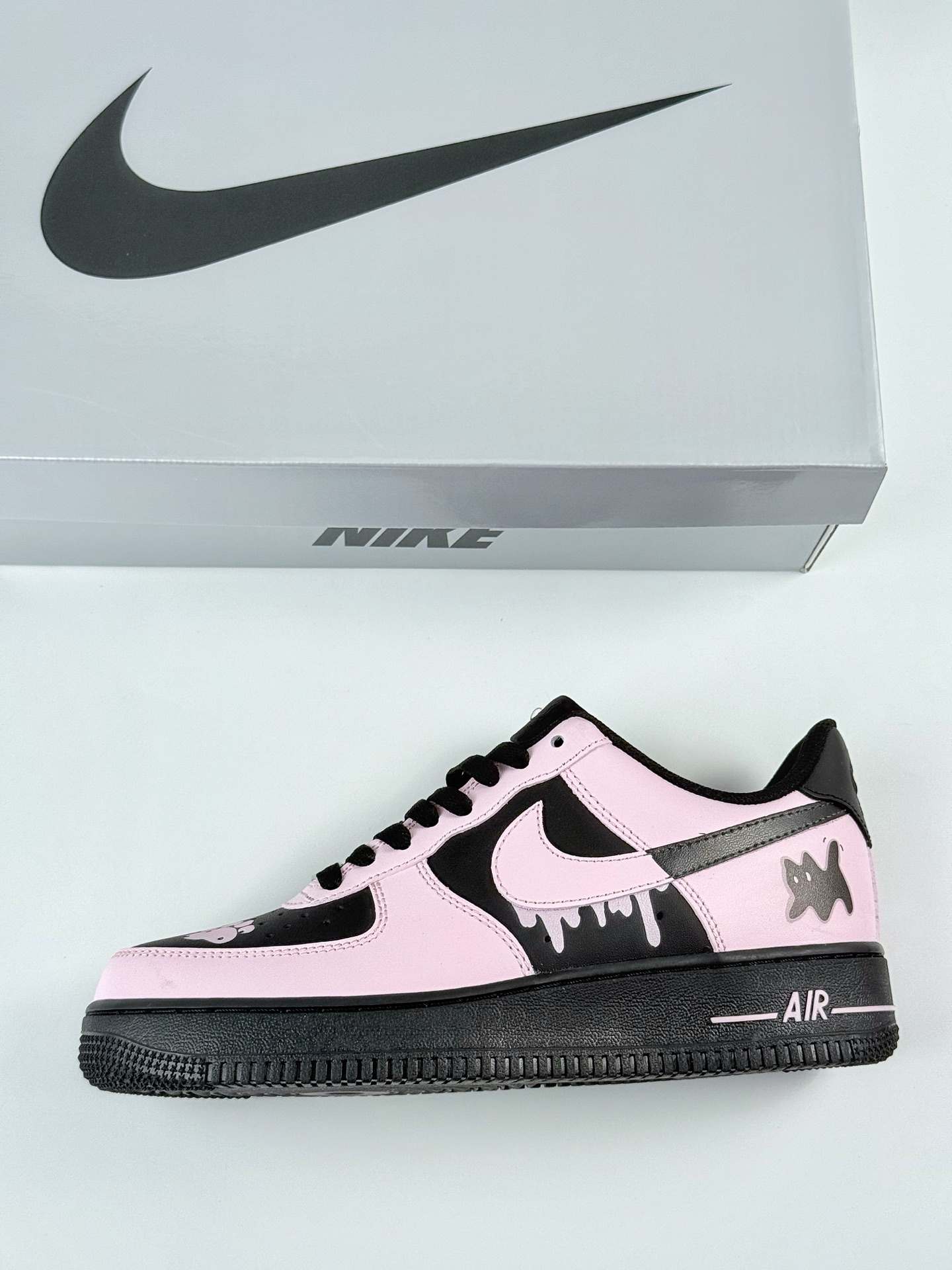 260 Nike Air Force 1 Low 07 甜心猫咪梦幻粉黑 ZH0316-080