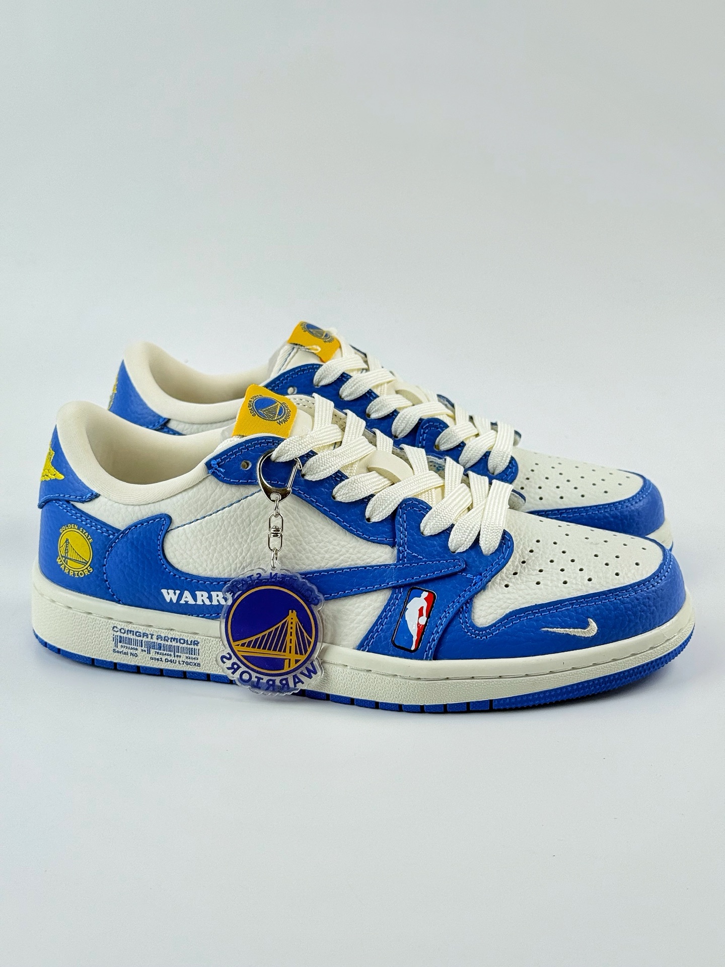 260 Travis Scott x Nike Air Jordan 1 Low x WARRIORS Air Jordan 1 Low 反转金州勇士蓝白小勾倒钩 SC9207-025