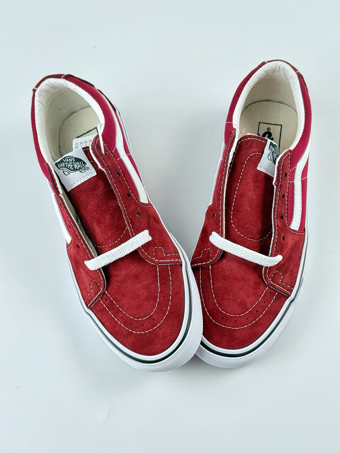 VANS范斯Sk8-Low 2022夏季新款 复古白红拼接低帮情侣运动休闲帆布鞋滑板鞋 VN0A4UUK5U7YK