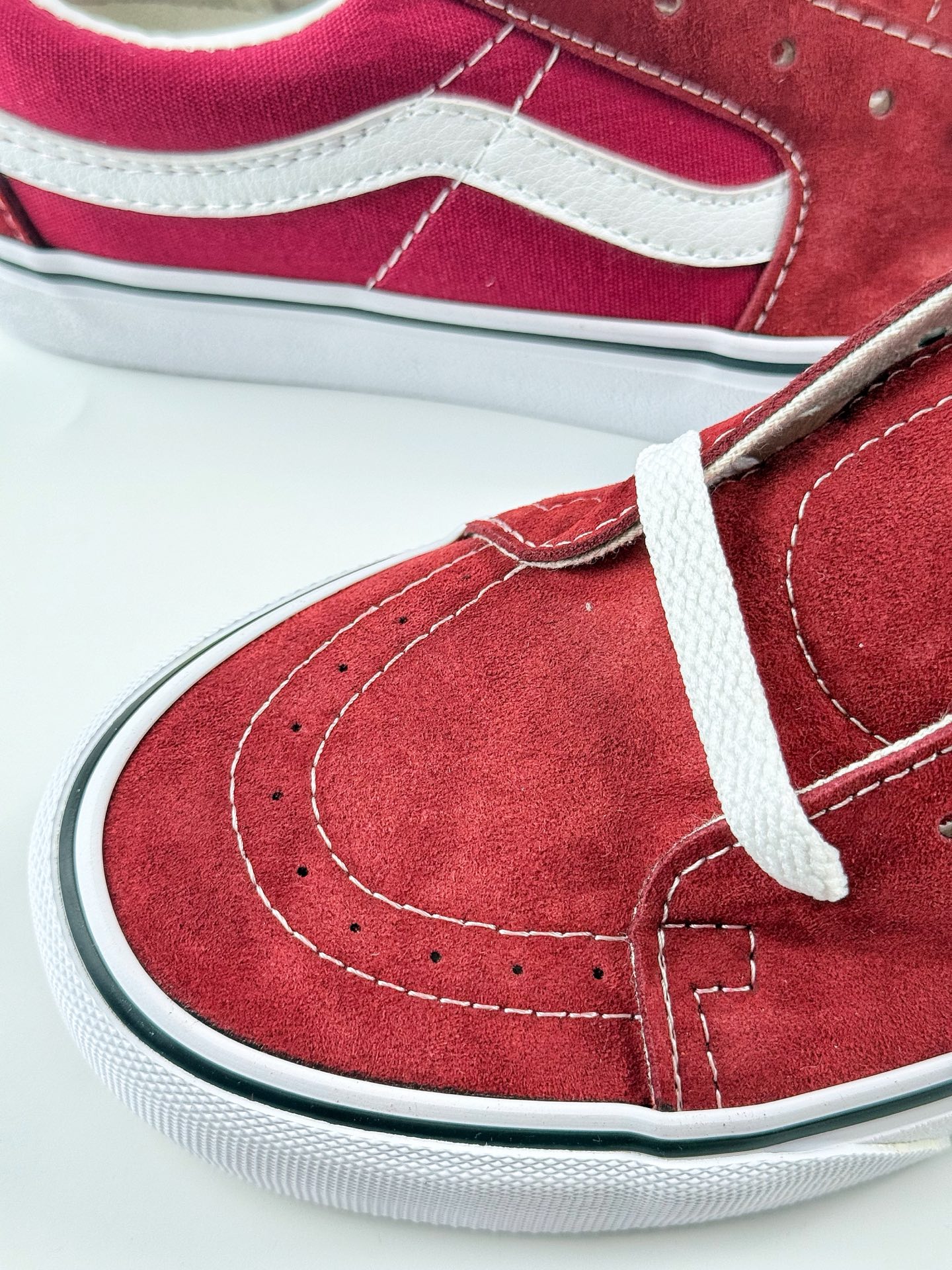 VANS范斯Sk8-Low 2022夏季新款 复古白红拼接低帮情侣运动休闲帆布鞋滑板鞋 VN0A4UUK5U7YK