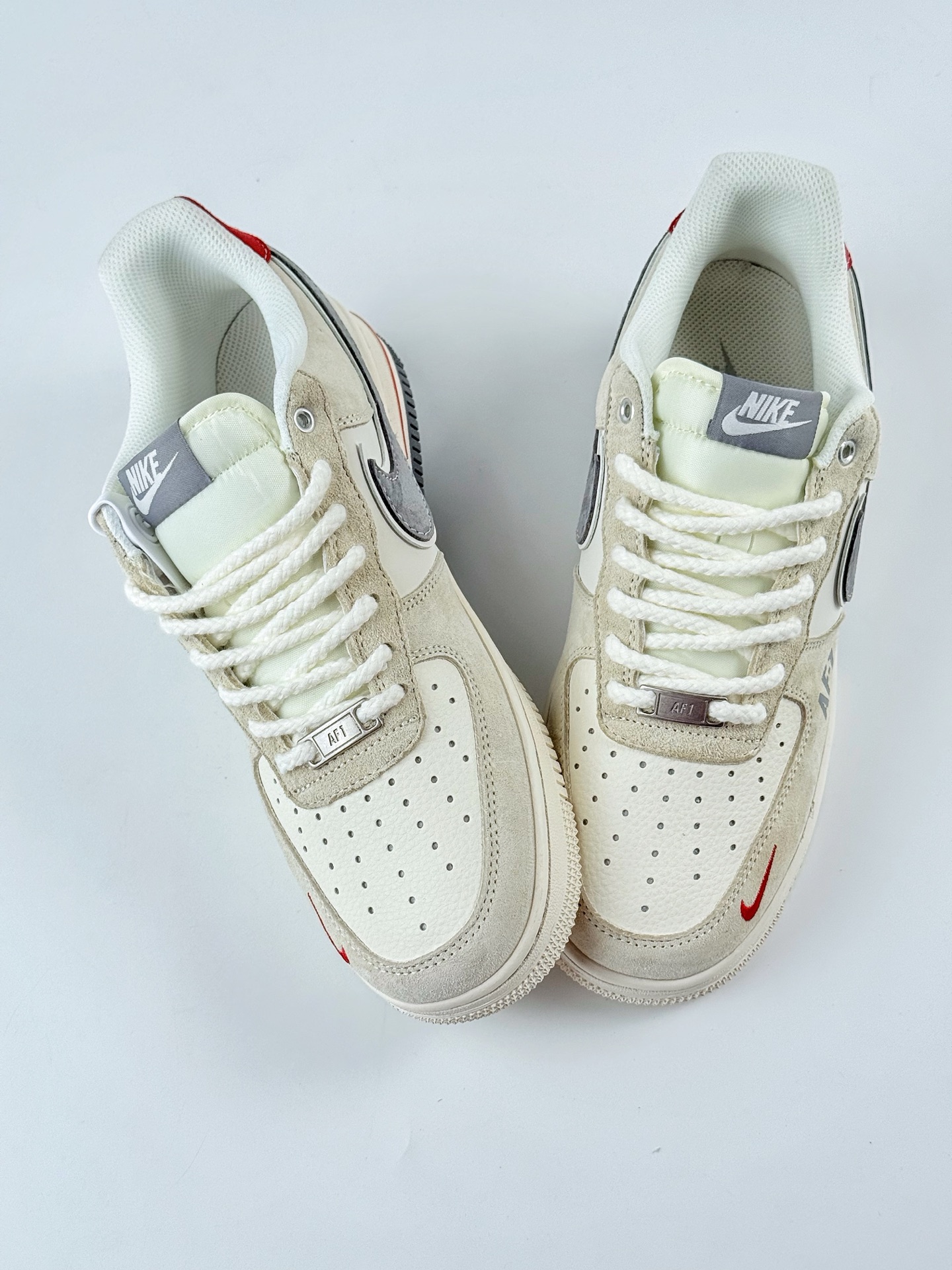 Nike Air Force 1 Low 07 x The North Face 米白灰小勾 YX5066-311