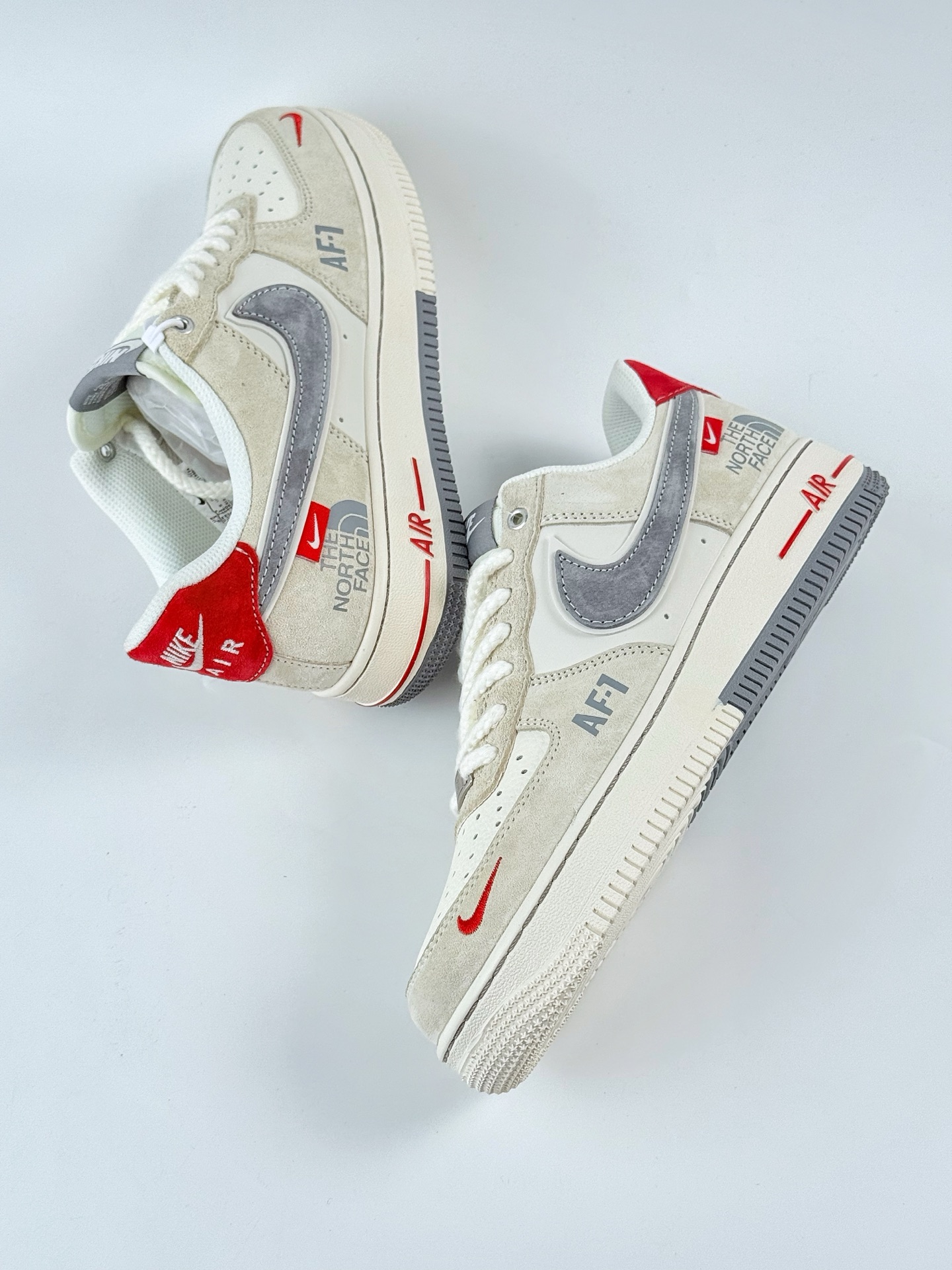 Nike Air Force 1 Low 07 x The North Face 米白灰小勾 YX5066-311