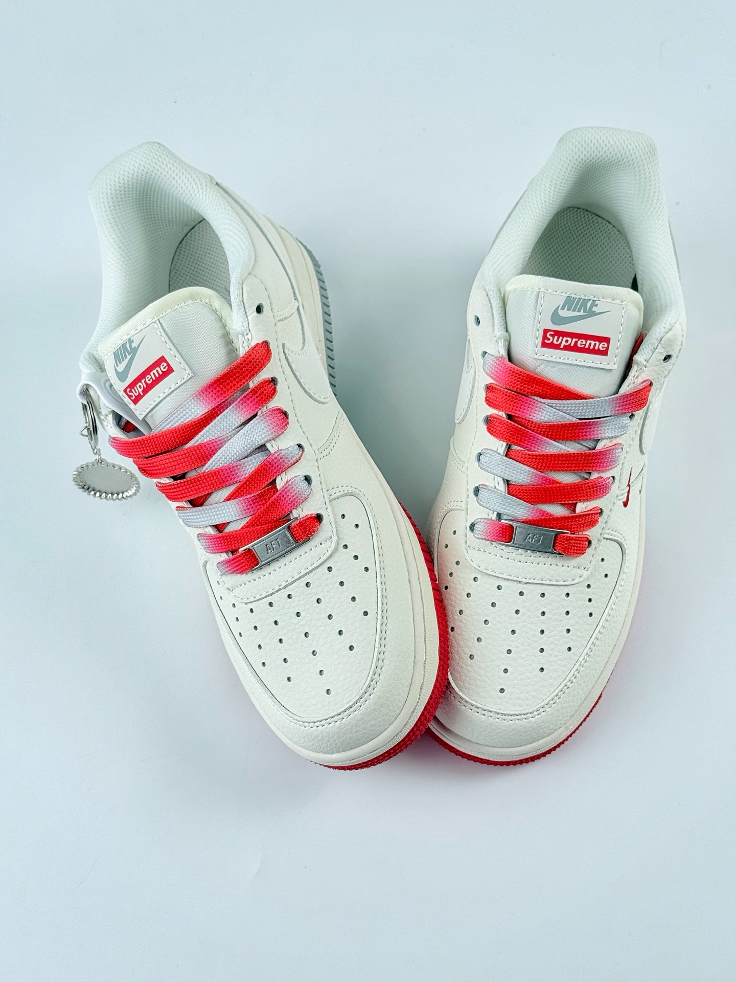 Nike Air Force 1 Low 07 x Supreme 白红双小勾 XX3168-157