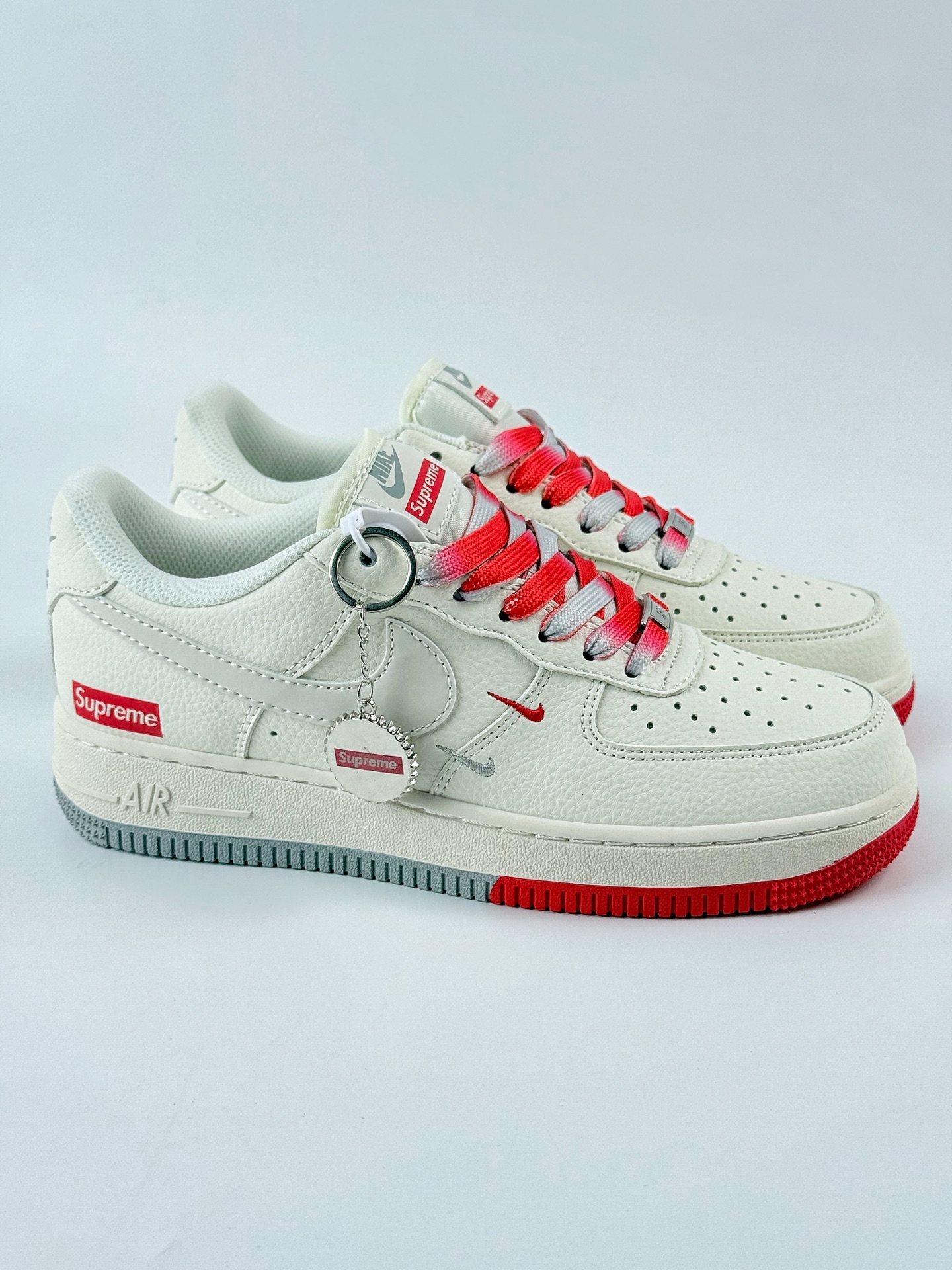 Nike Air Force 1 Low 07 x Supreme 白红双小勾 XX3168-157