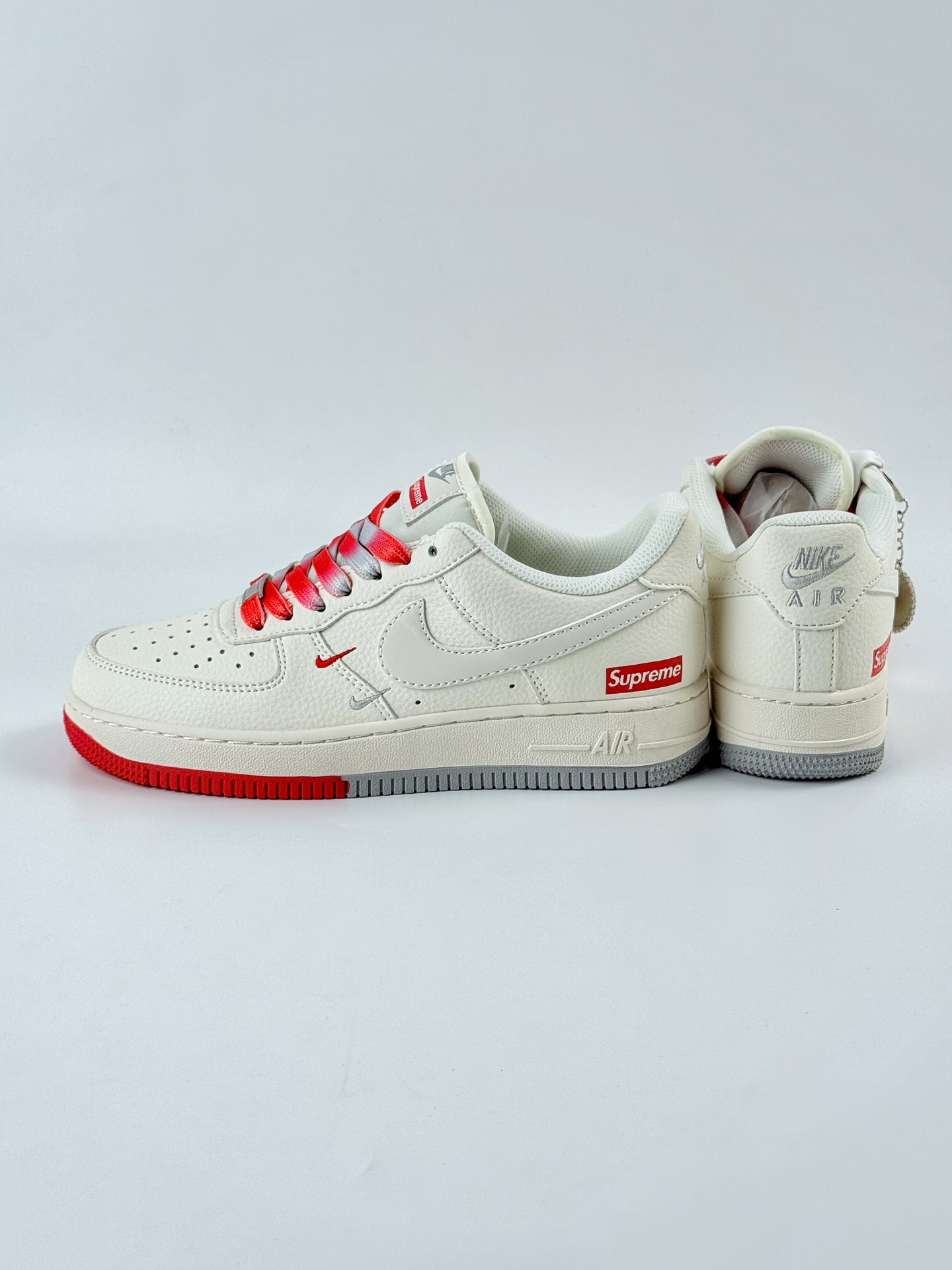 Nike Air Force 1 Low 07 x Supreme 白红双小勾 XX3168-157