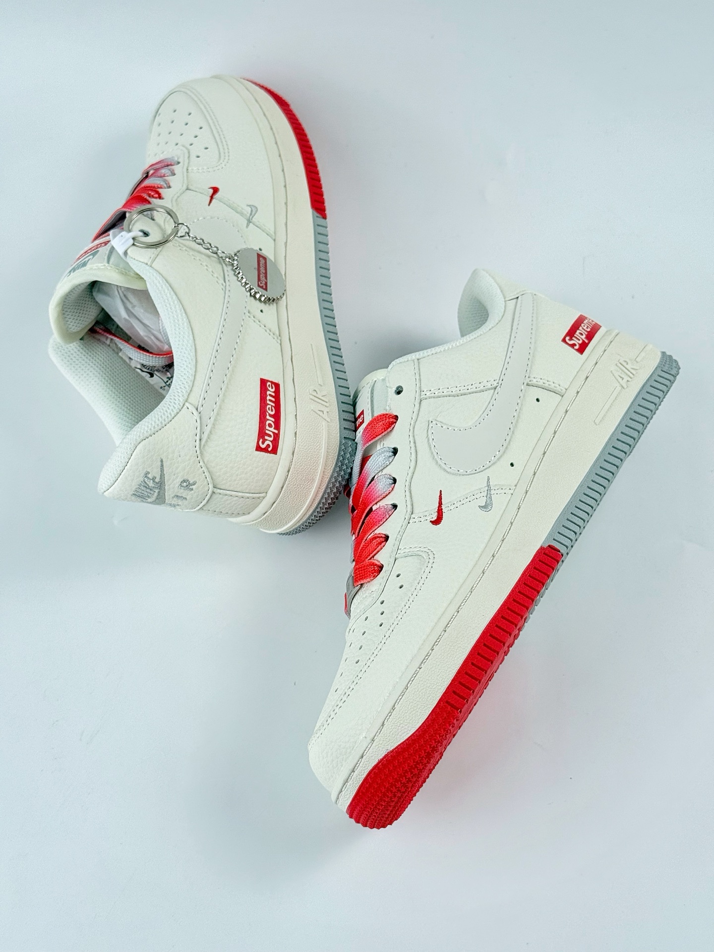 Nike Air Force 1 Low 07 x Supreme 白红双小勾 XX3168-157