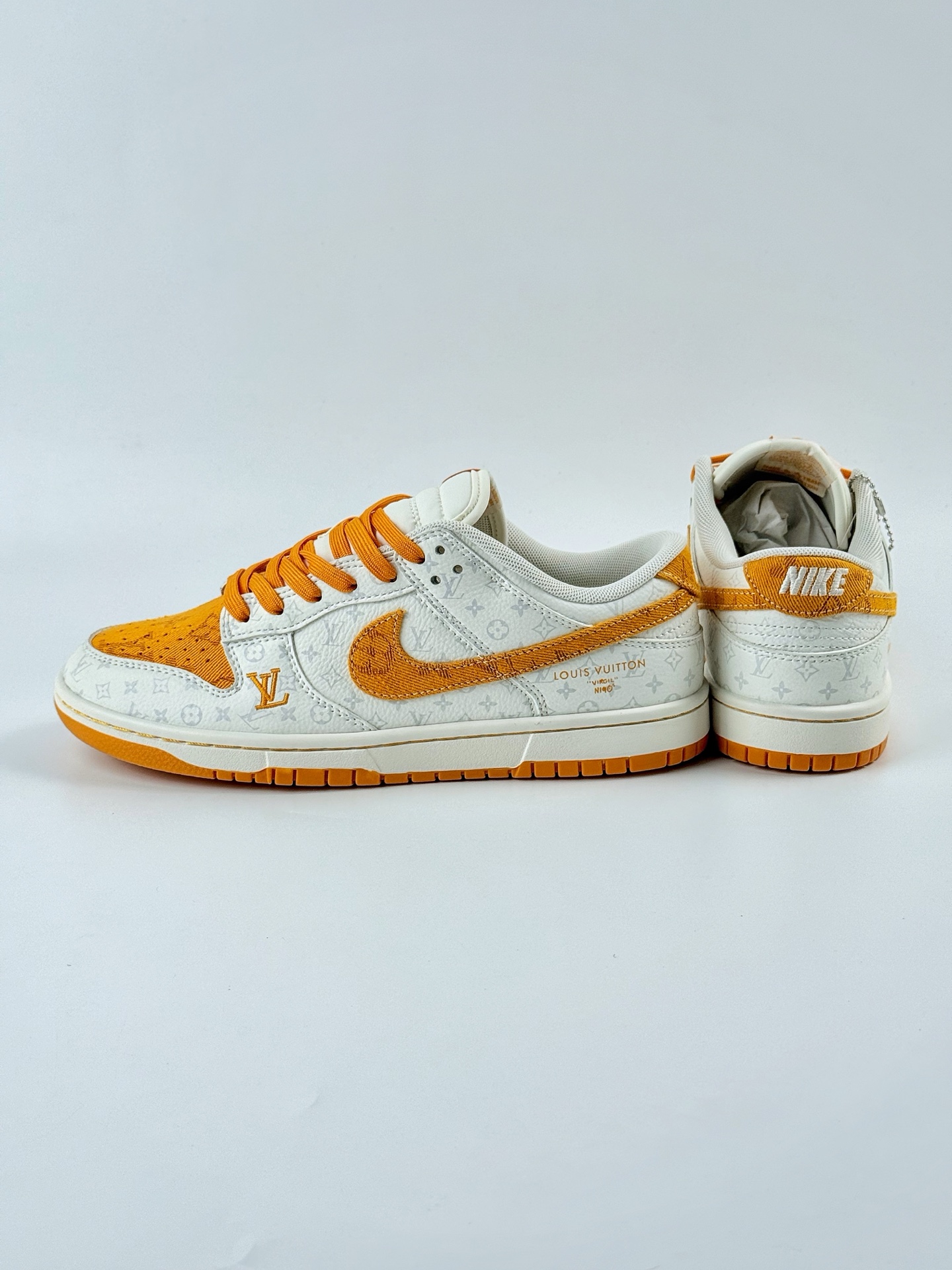 Nike SB Dunk Low x Louis Vuitton 白黄 SC9772-803
