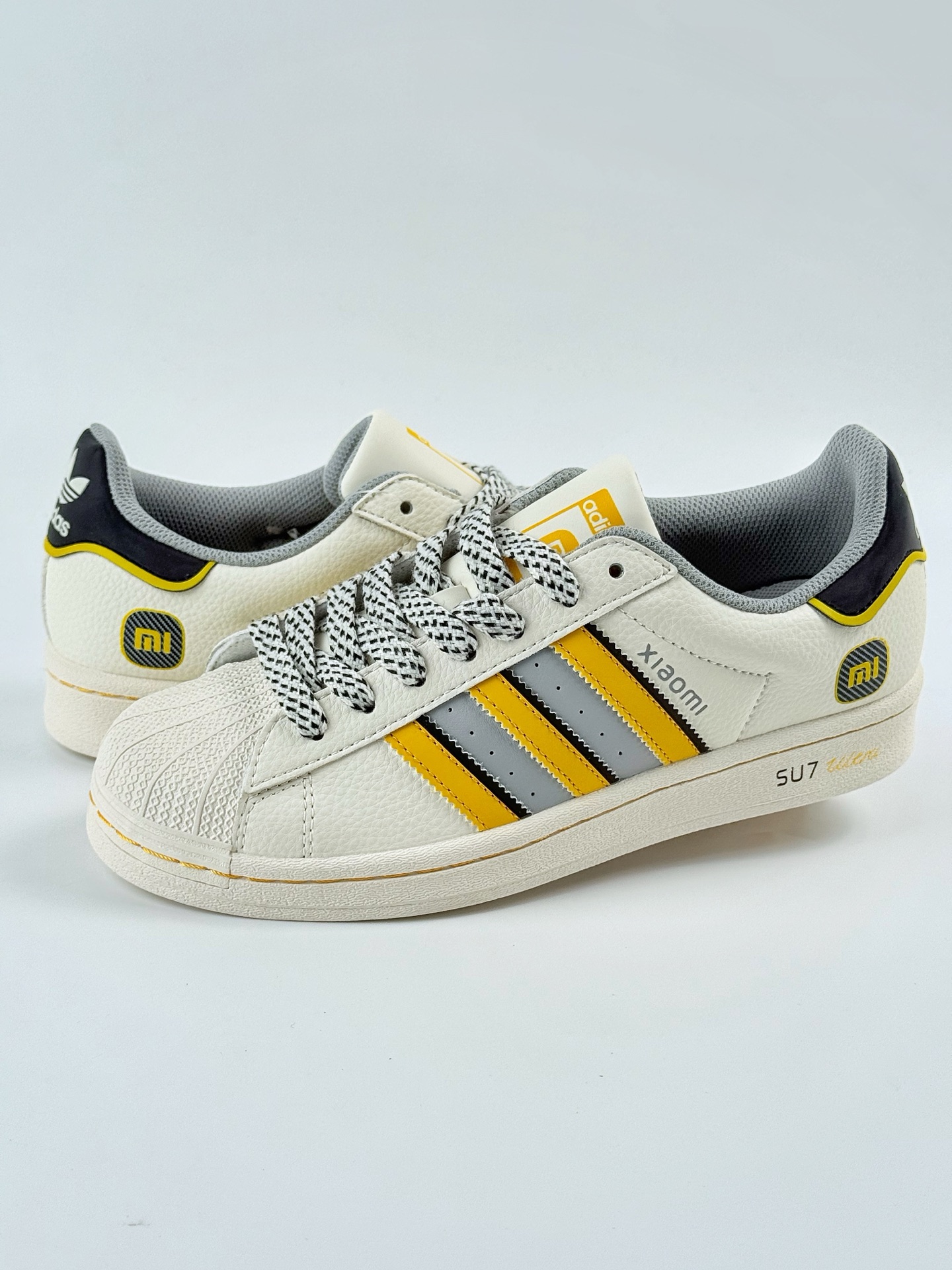 AD Originals Superstar x SU7 Ultra 82 贝壳头 白灰满天星 JY8916
