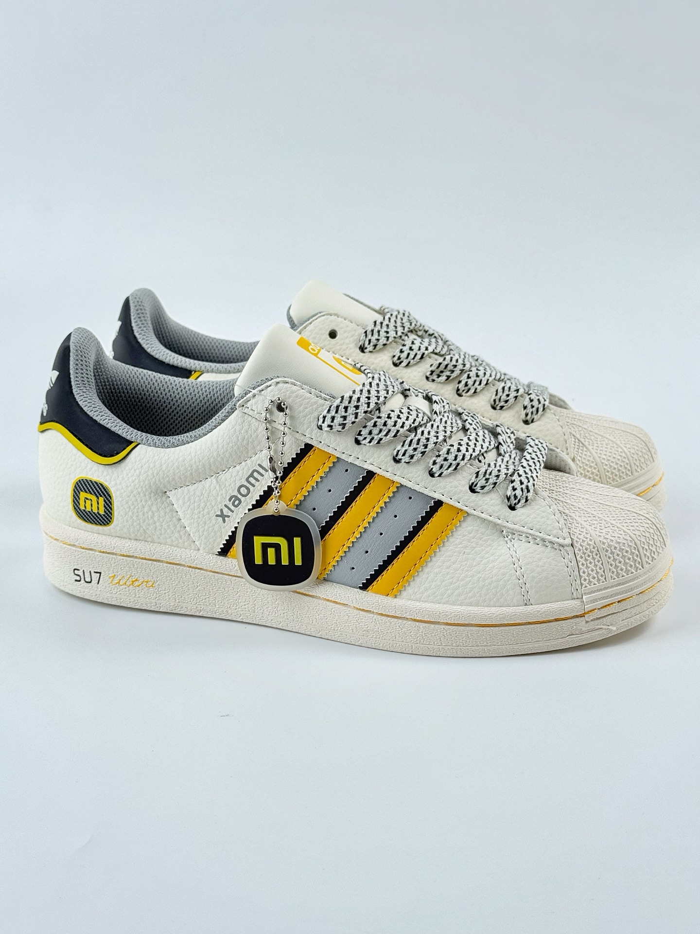 AD Originals Superstar x SU7 Ultra 82 贝壳头 白灰满天星 JY8916
