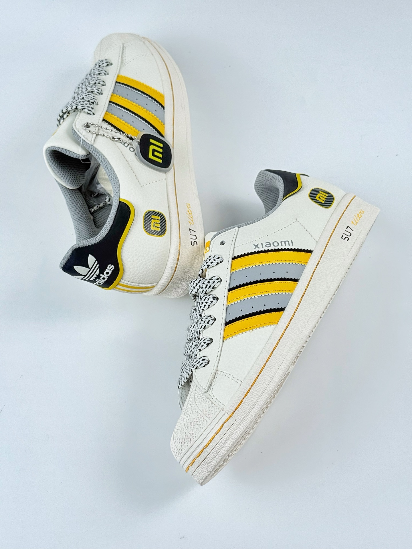 AD Originals Superstar x SU7 Ultra 82 贝壳头 白灰满天星 JY8916
