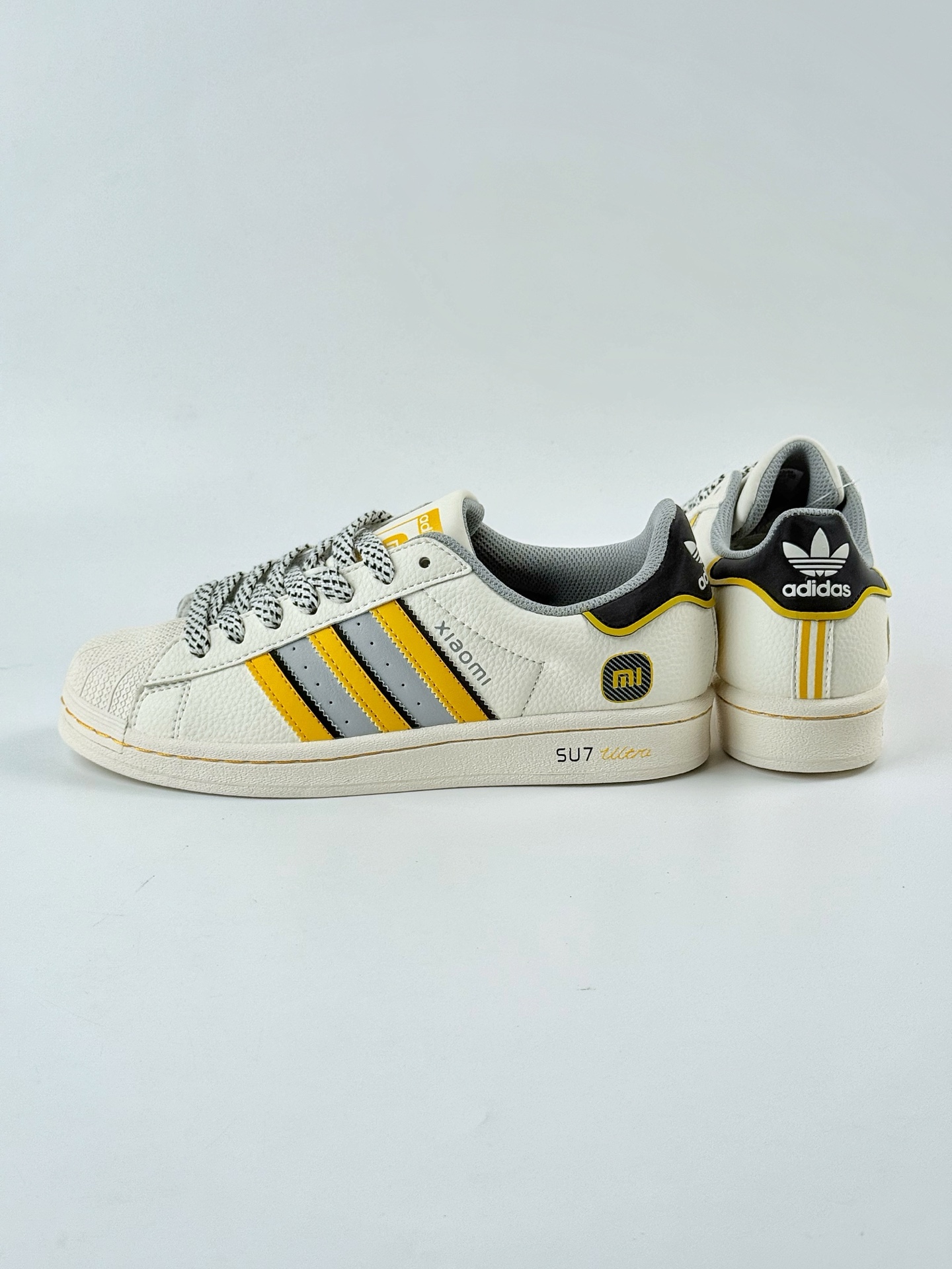 AD Originals Superstar x SU7 Ultra 82 贝壳头 白灰满天星 JY8916