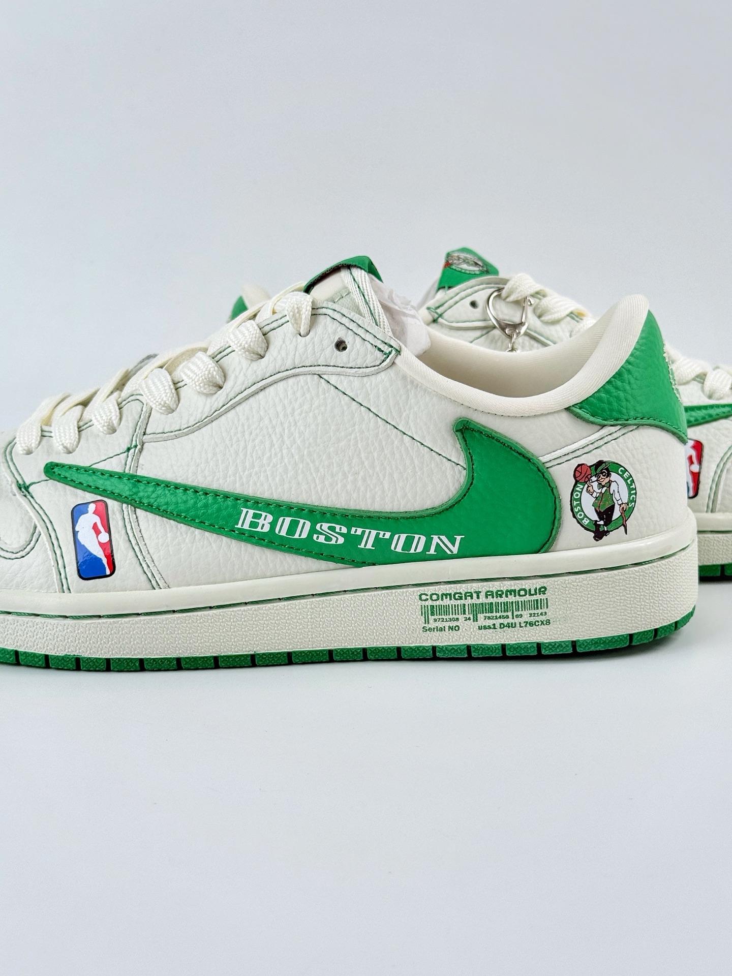 Travis Scott x Nike Air Jordan 1 Low x WARRIORS Air Jordan 1 Low 反转波士顿凯尔特人小勾倒钩 SC9207-030
