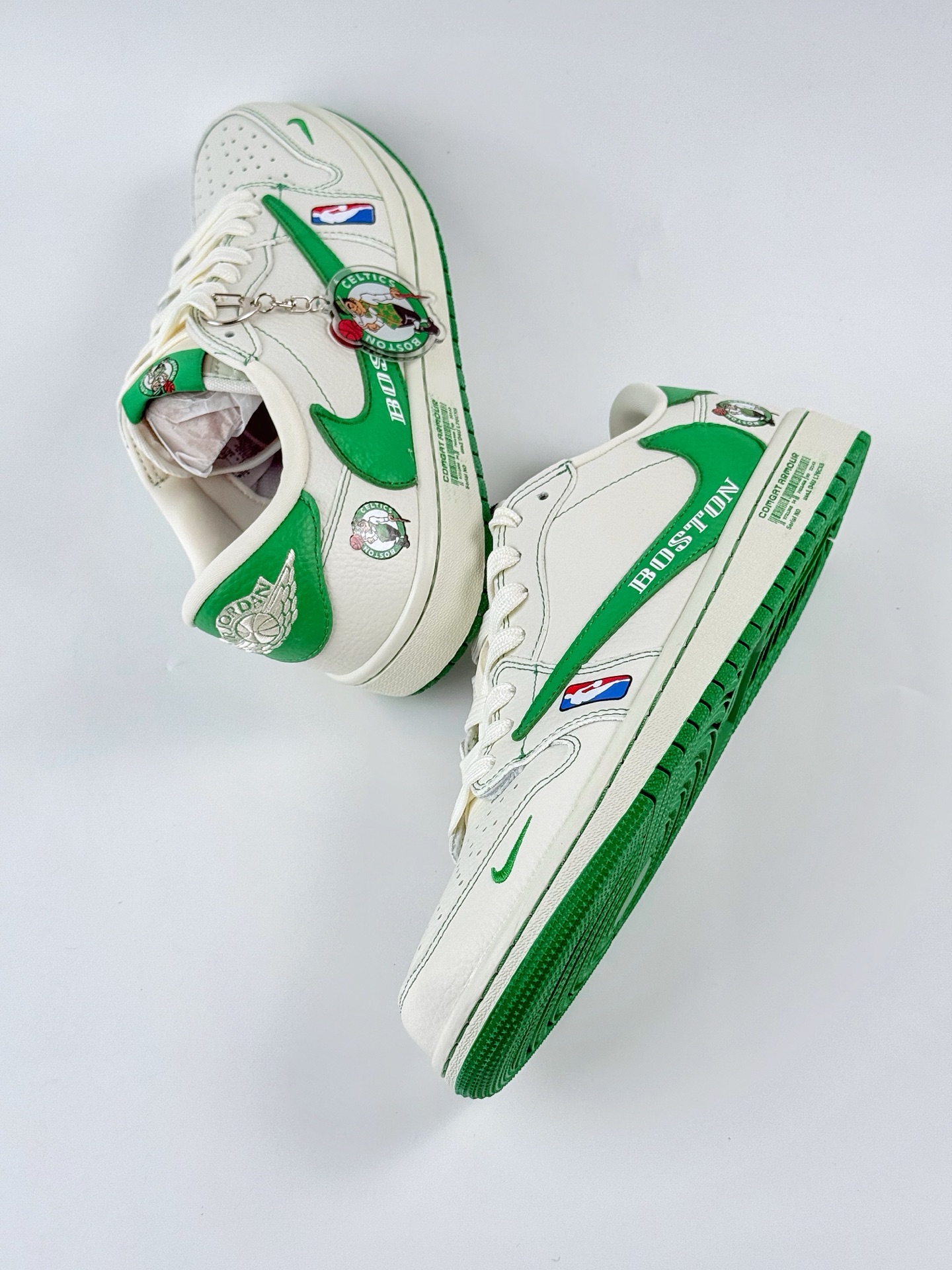 Travis Scott x Nike Air Jordan 1 Low x WARRIORS Air Jordan 1 Low 反转波士顿凯尔特人小勾倒钩 SC9207-030