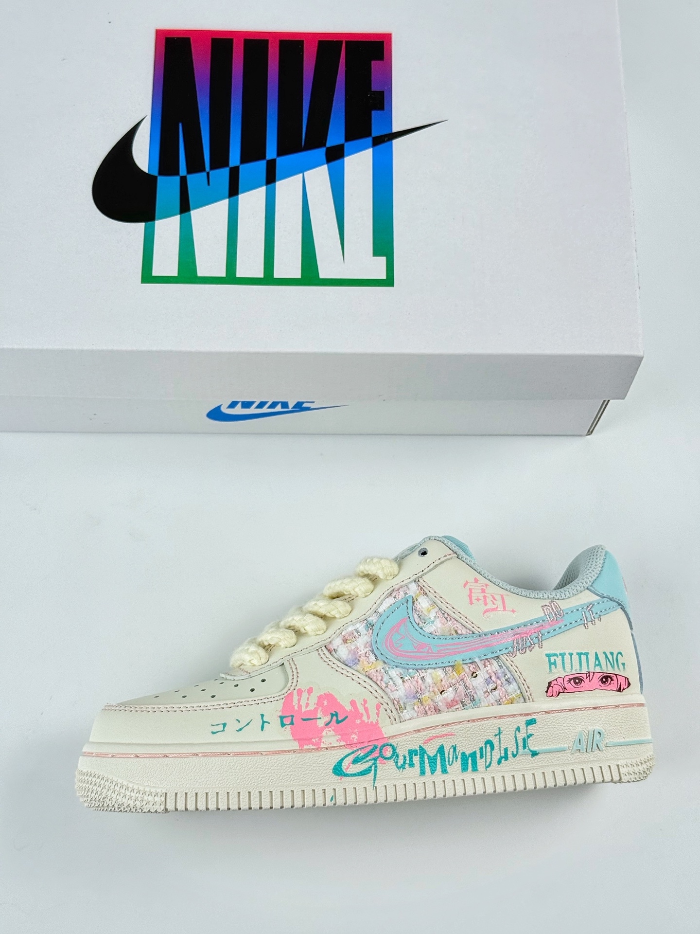 Nike Air Force 1 Low 07 白粉蓝 FJ7740-310