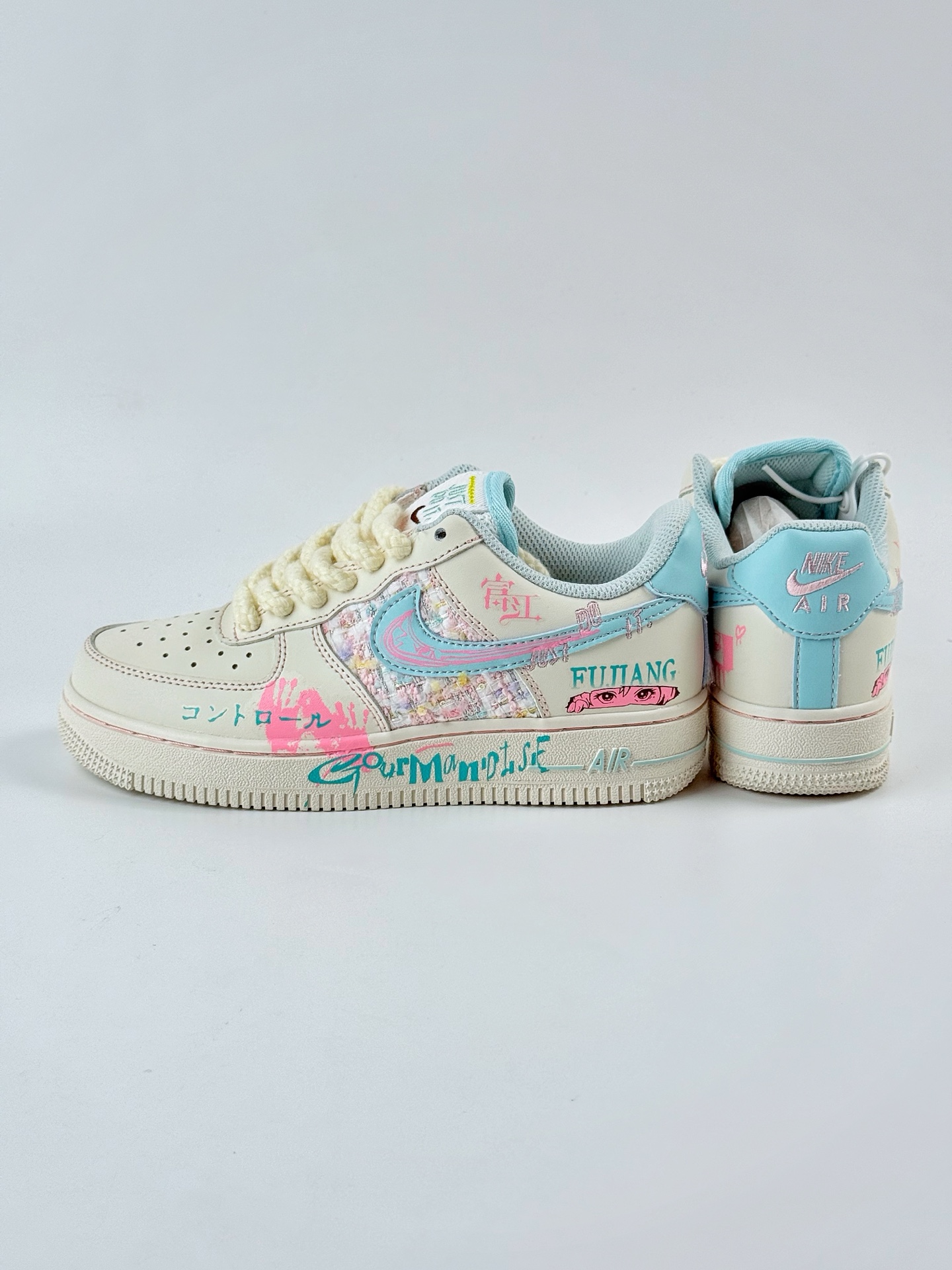 Nike Air Force 1 Low 07 白粉蓝 FJ7740-310