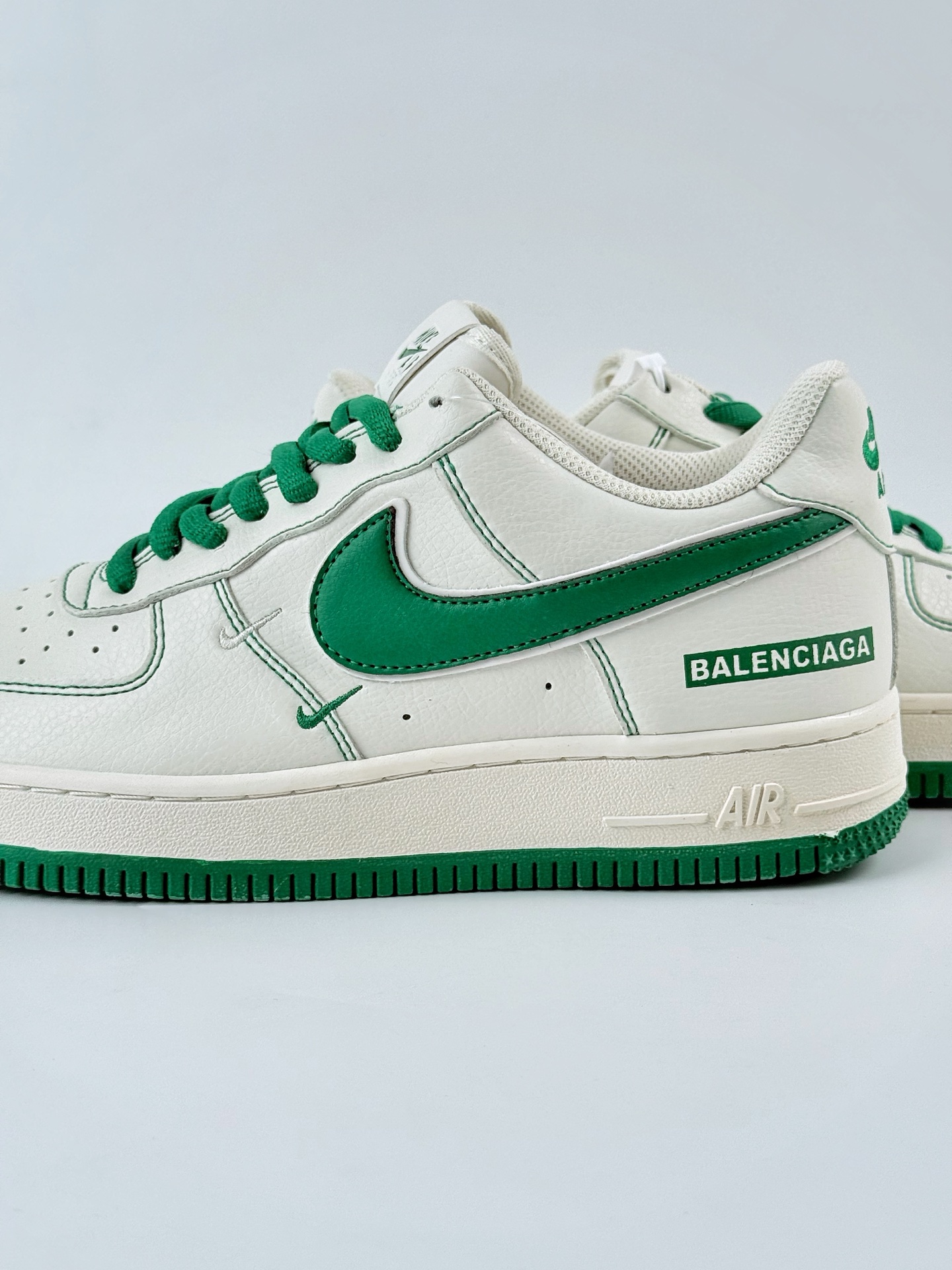 Nike Air Force 1 Low 07 x Balenciaga 白绿双小勾 FR0538-093