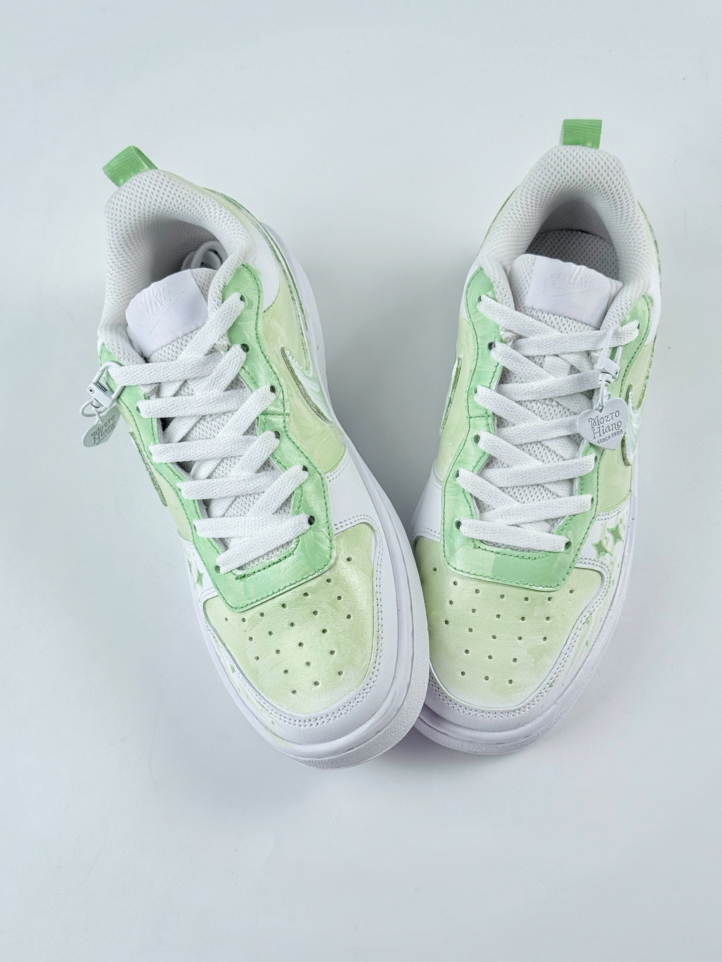 NIKE Court Borough Low 2 FP 白绿 休闲运动板鞋 纯原版本 低帮百搭透气休闲运动板鞋 BQ5448-211