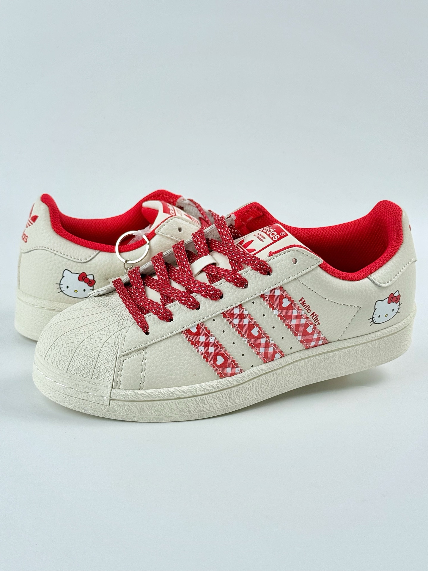 AD Originals Superstar x Hello Kitty 白红 XG0002