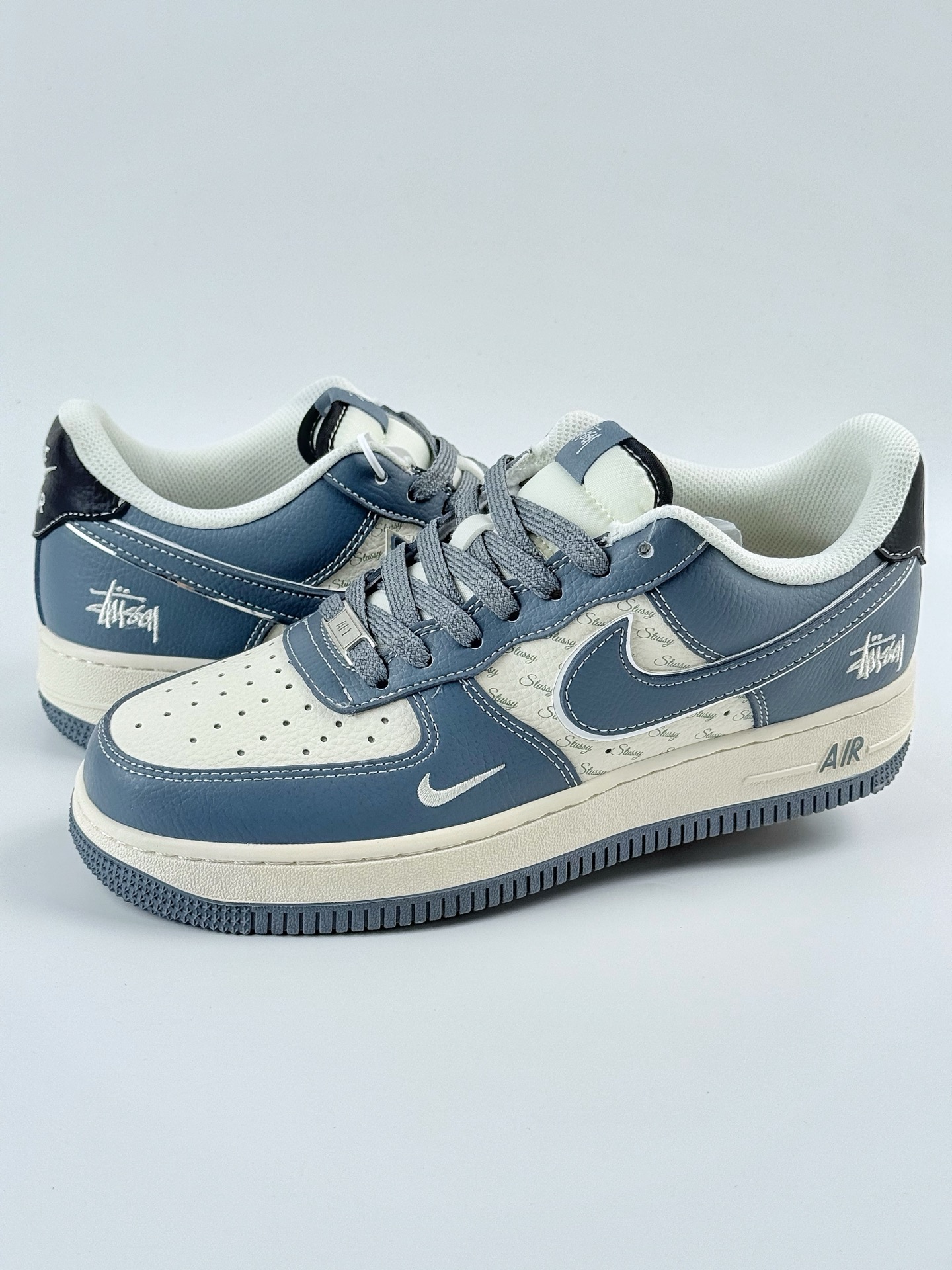 Nike Air Force 1 Low 07 x Stussy 蓝白小勾 XS1958-553