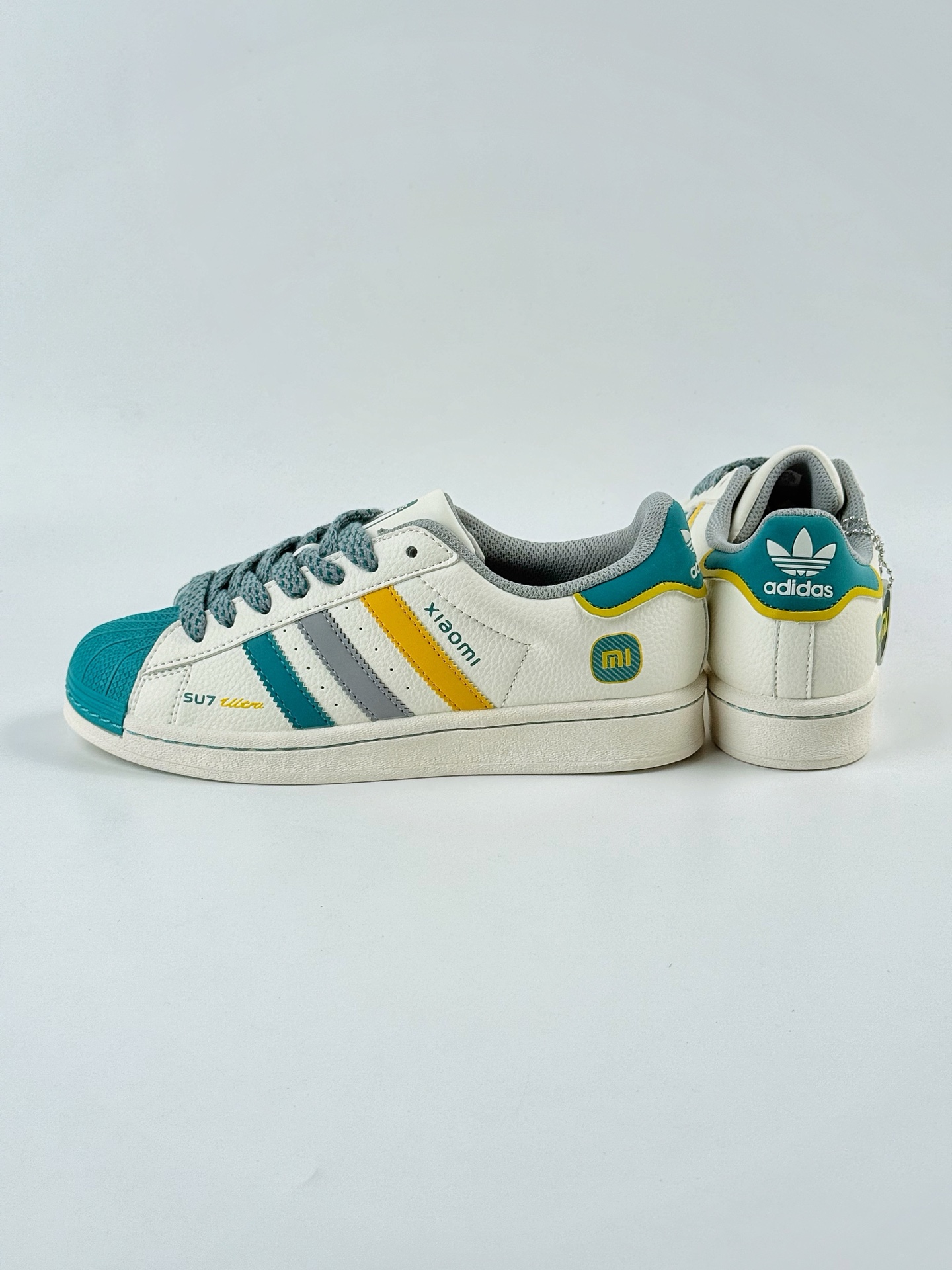 AD Originals Superstar x SU7 Ultra 82 贝壳头 白绿满天星 SD6824