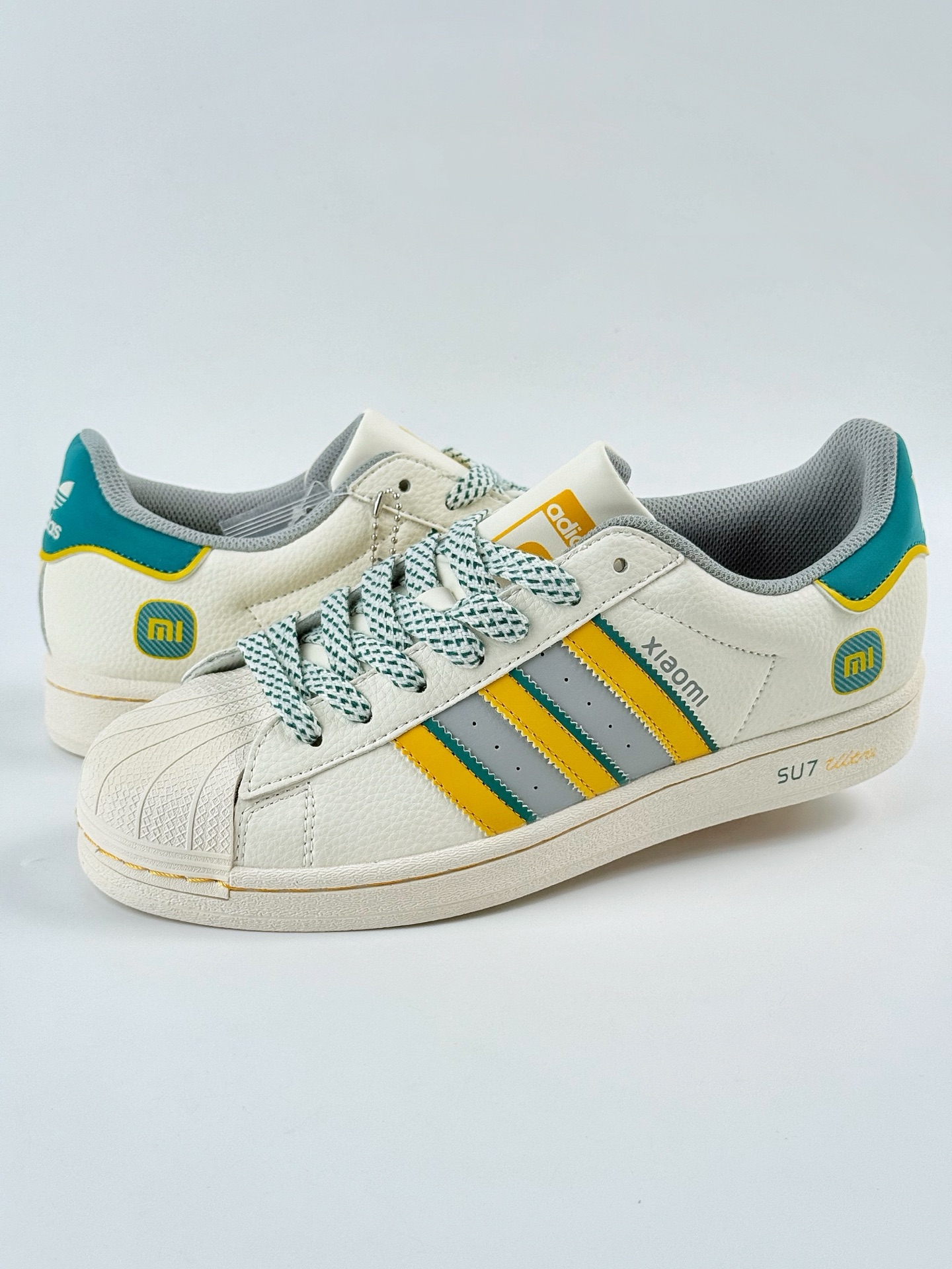 AD Originals Superstar x SU7 Ultra 82 贝壳头 白黄满天星 JY8917