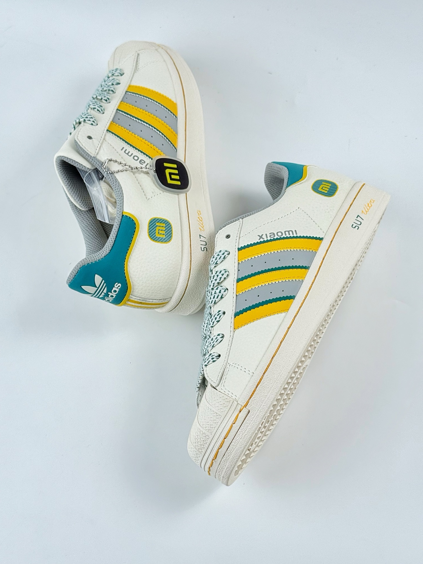 AD Originals Superstar x SU7 Ultra 82 贝壳头 白黄满天星 JY8917