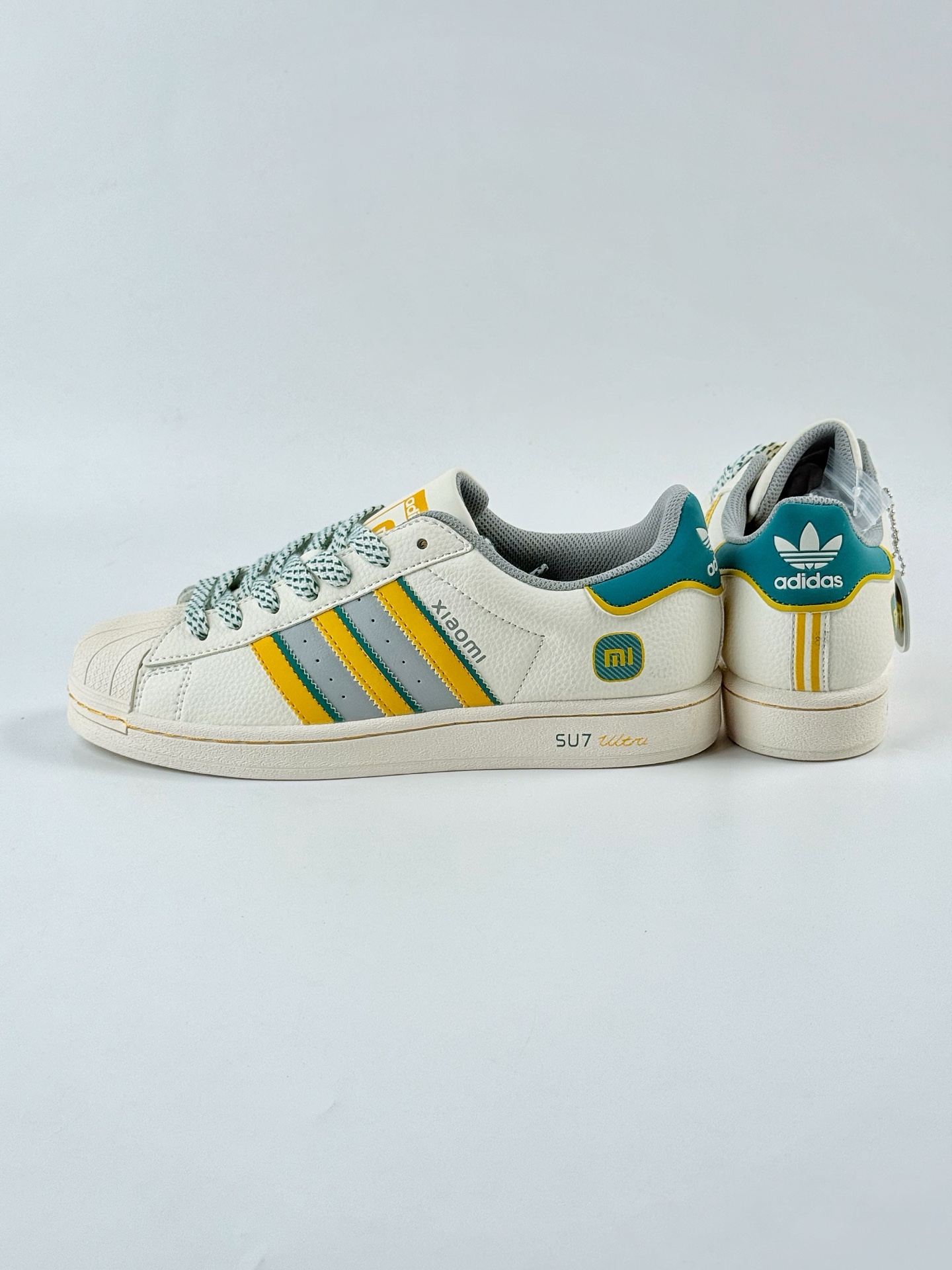 AD Originals Superstar x SU7 Ultra 82 贝壳头 白黄满天星 JY8917