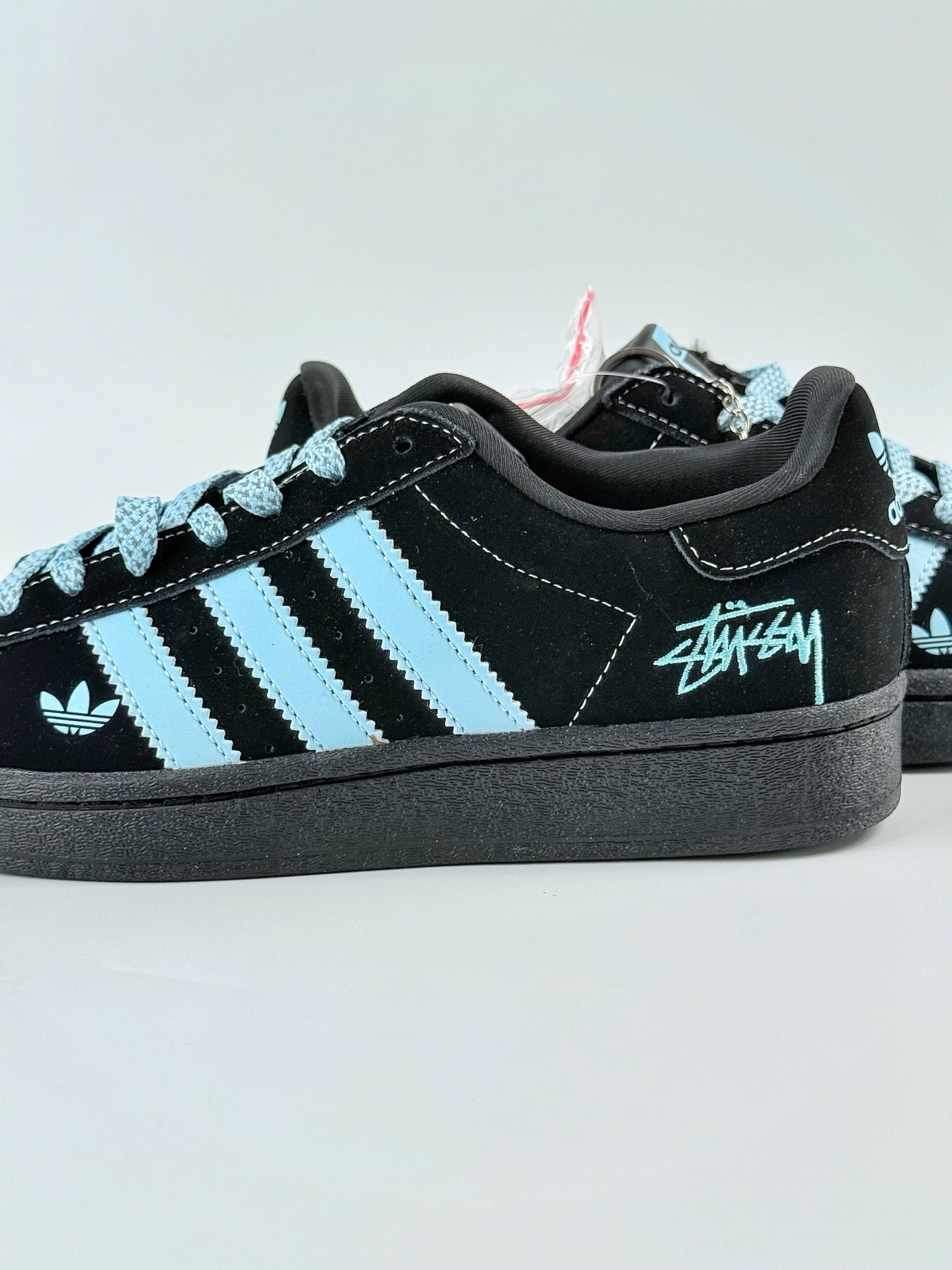 AD Originals Superstar x Stussy 黑蓝 XS0014
