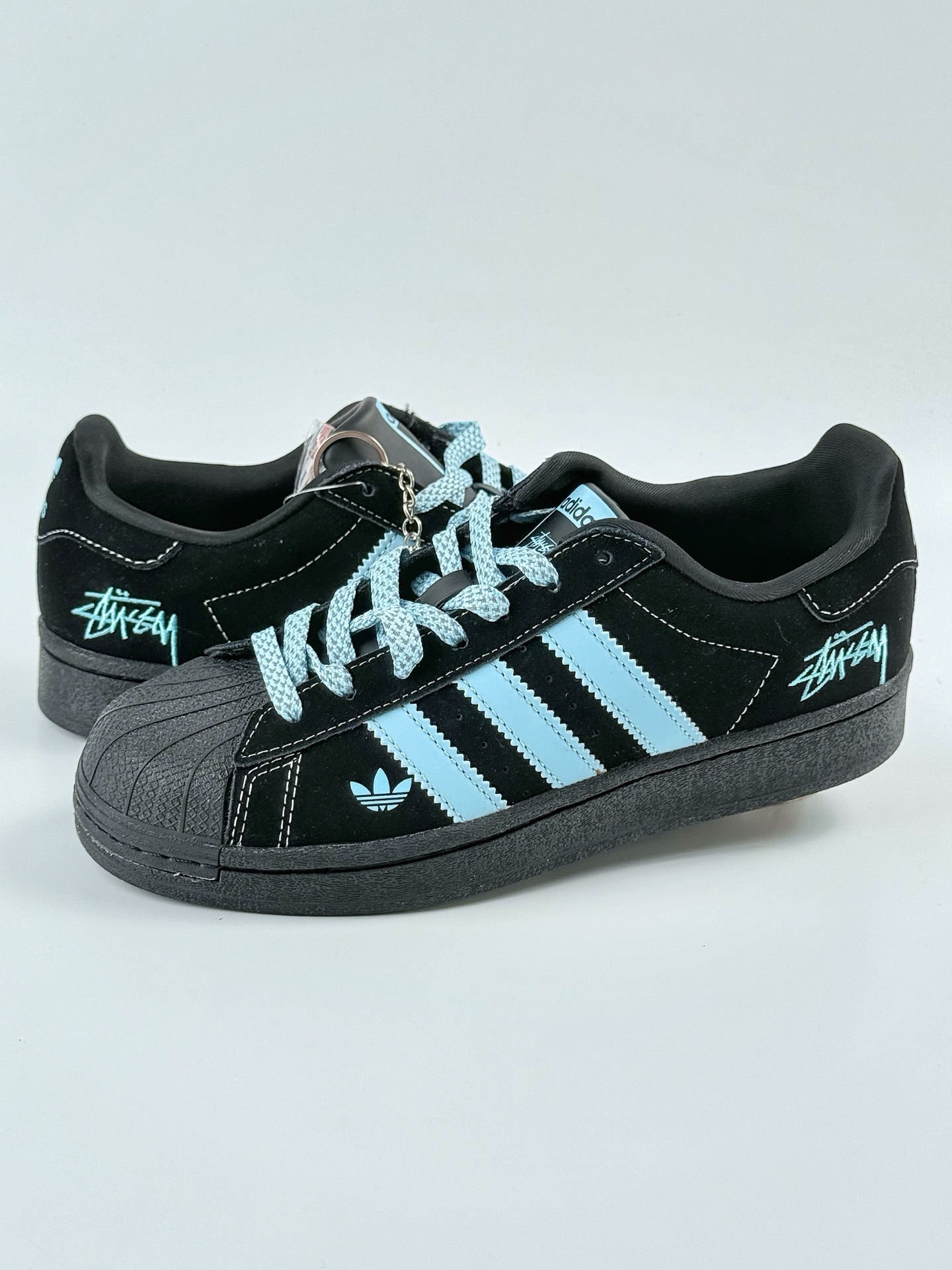 AD Originals Superstar x Stussy 黑蓝 XS0014