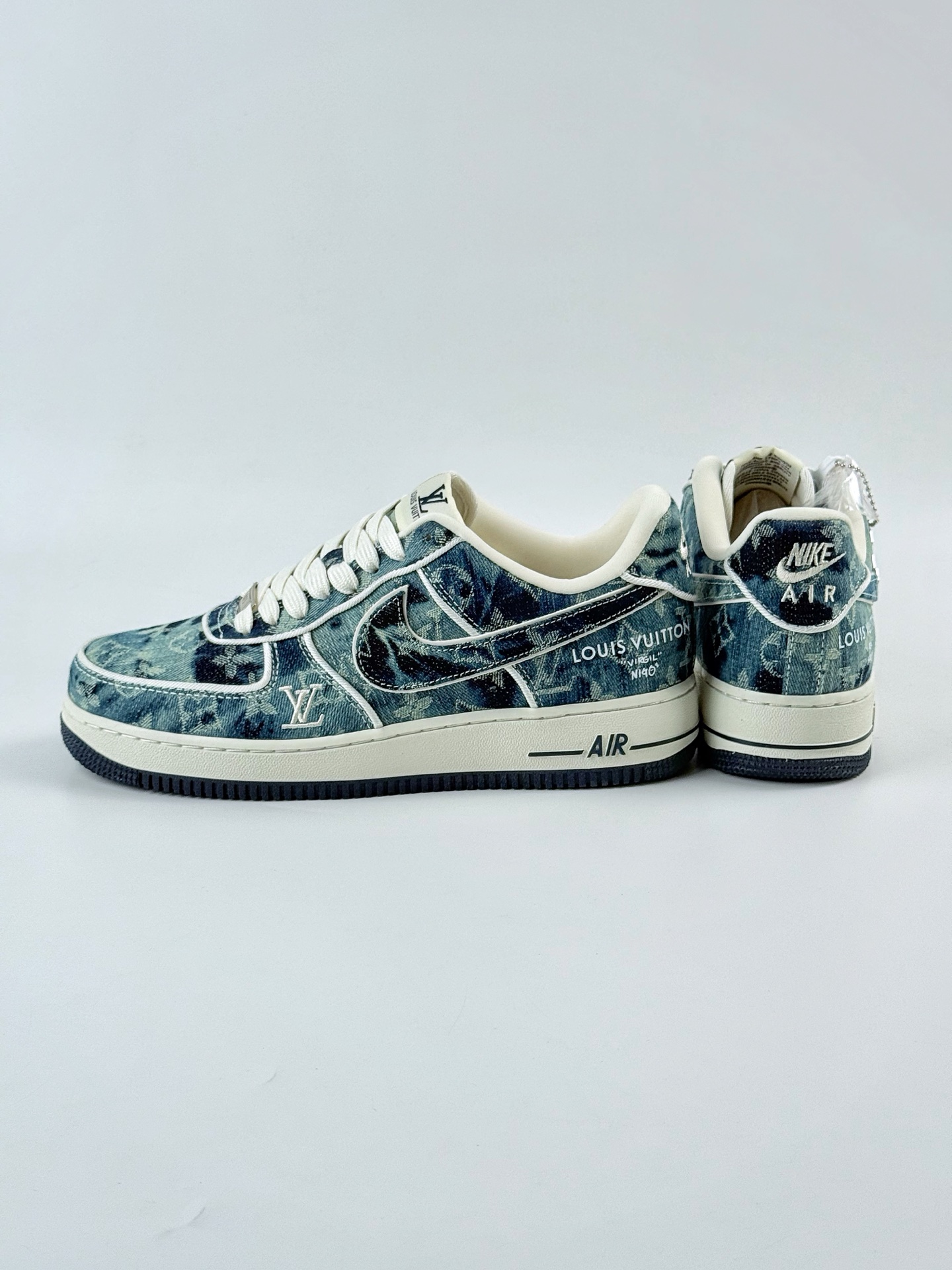 260 Nike Air Force 1 Low 07 x Louis Vuitton 牛仔蓝 SC9207-533