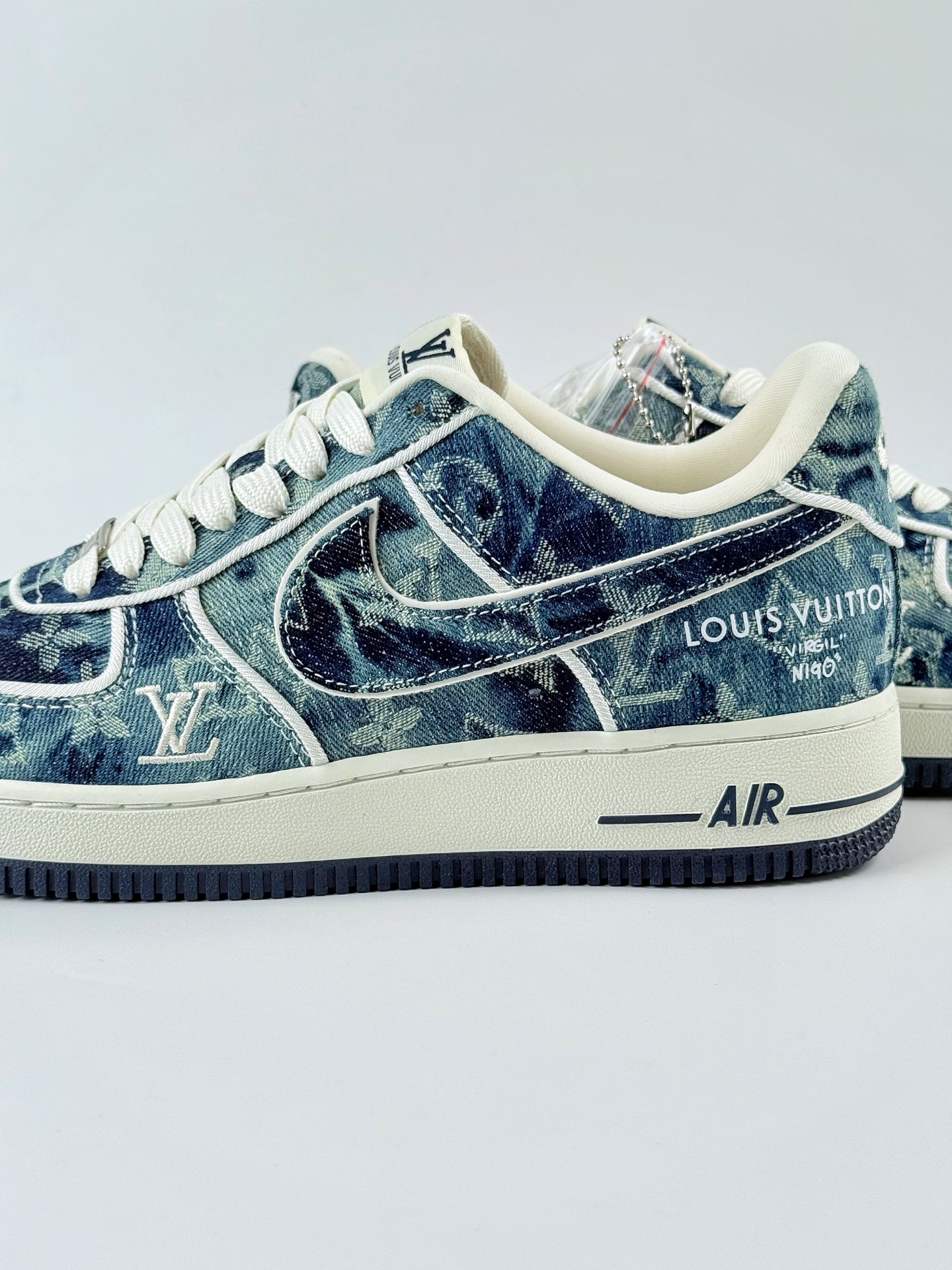260 Nike Air Force 1 Low 07 x Louis Vuitton 牛仔蓝 SC9207-533