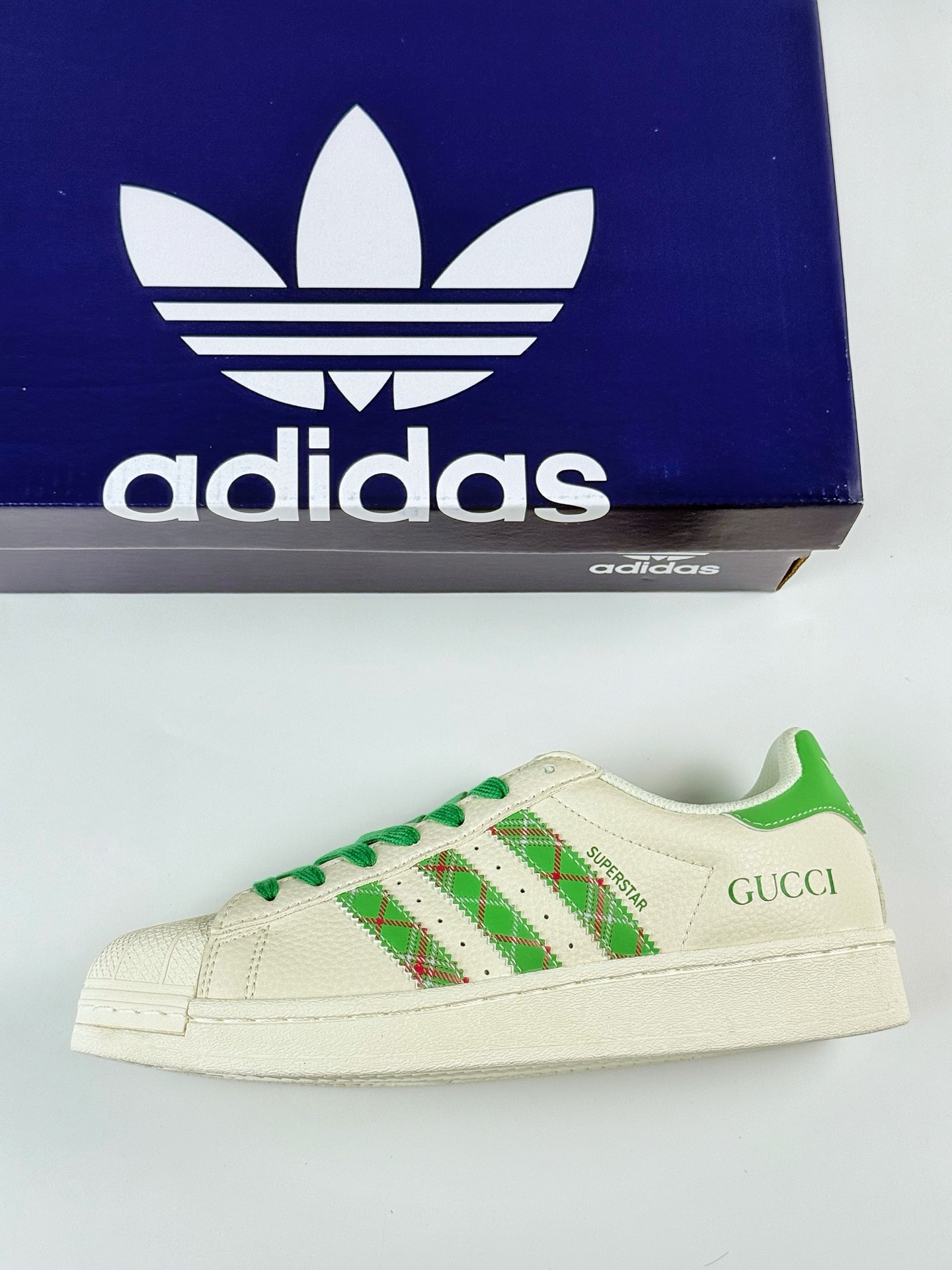 220 AD Originals Superstar x GUCCI 白绿 XG0003
