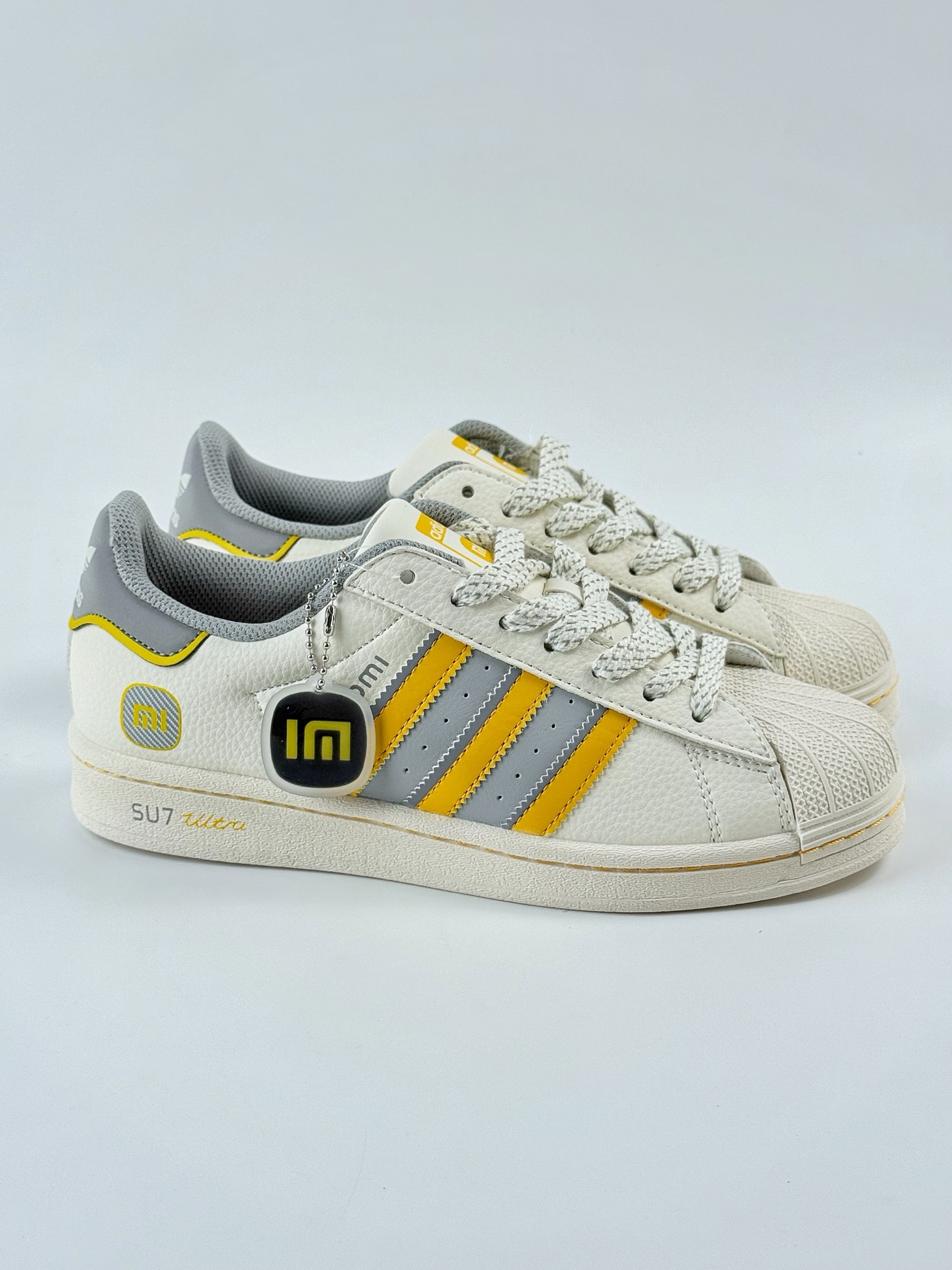 220 AD Originals Superstar x SU7 Ultra 82 贝壳头 白灰黄满天星 JY8917