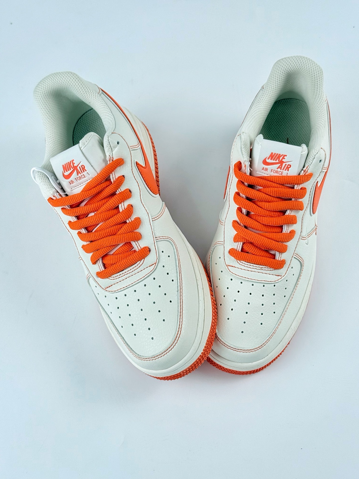 240 Nike Air Force 1 Low 07 x Balenciaga 白橙双小勾 FR0538-092