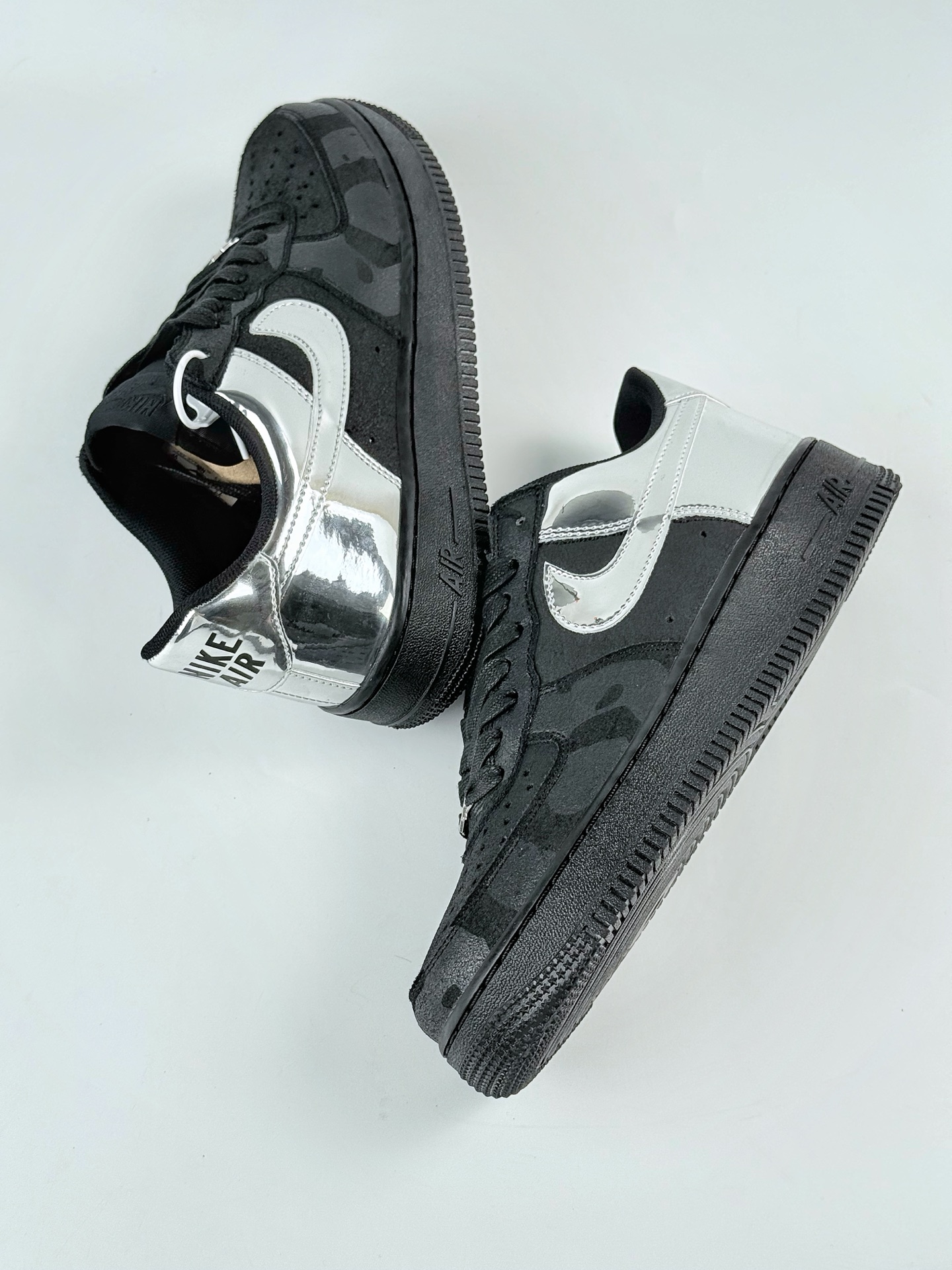 200 Nike Air Force 1 Low 07 黑银 HF2885-001