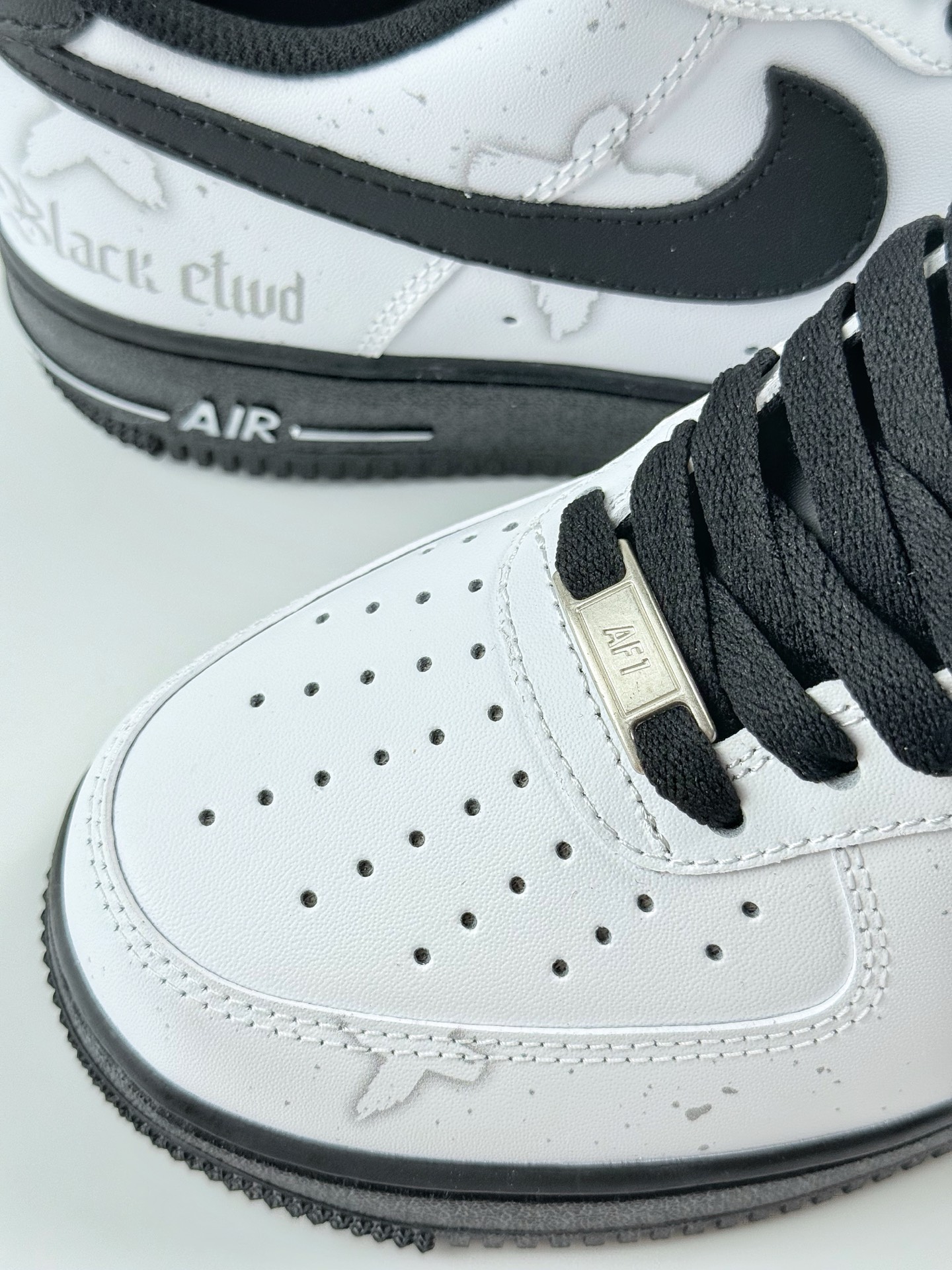 260 Nike Air Force 1 Low 07 谜雾守则 黑白灰 ZH0316-081