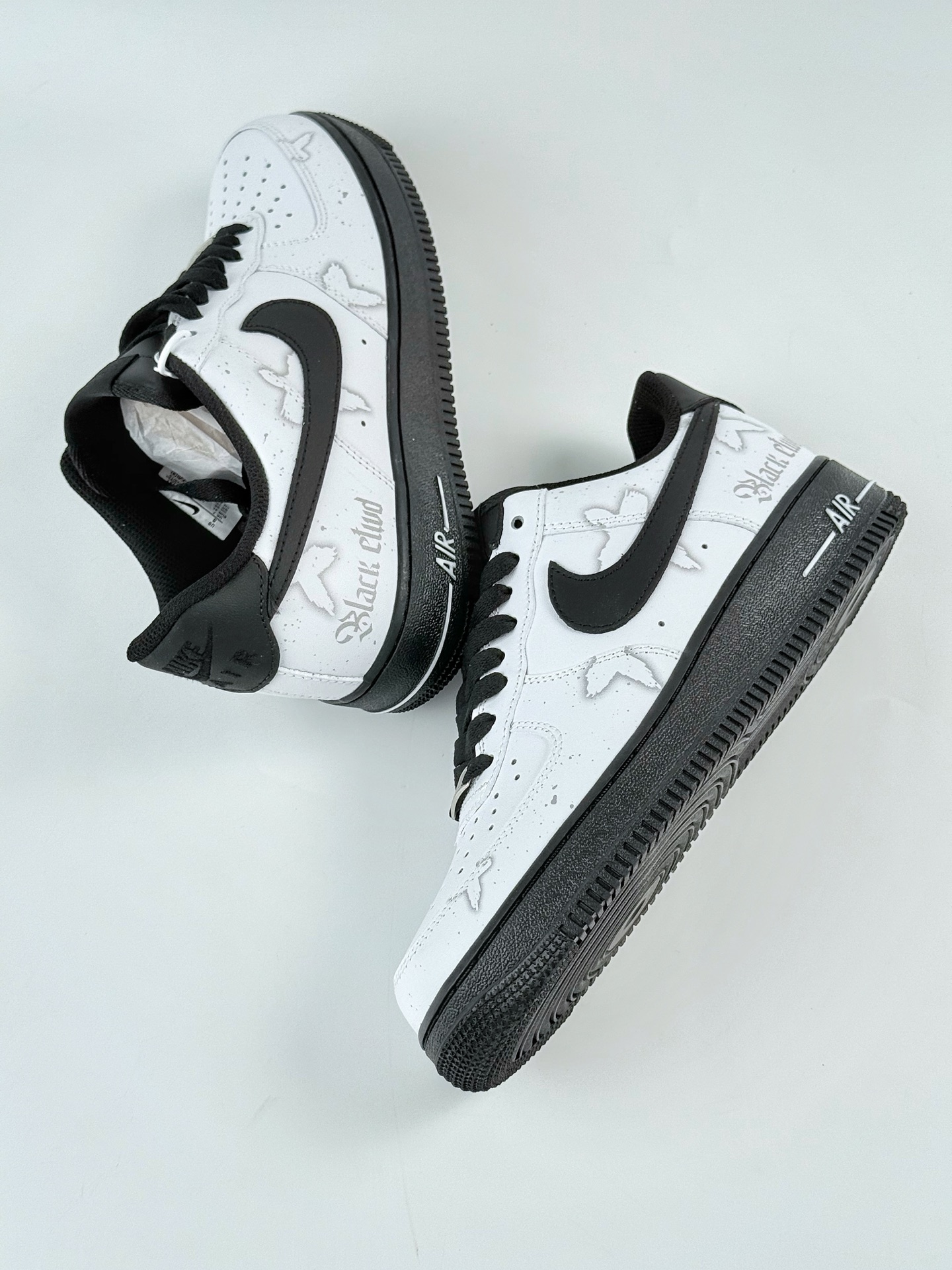 260 Nike Air Force 1 Low 07 谜雾守则 黑白灰 ZH0316-081