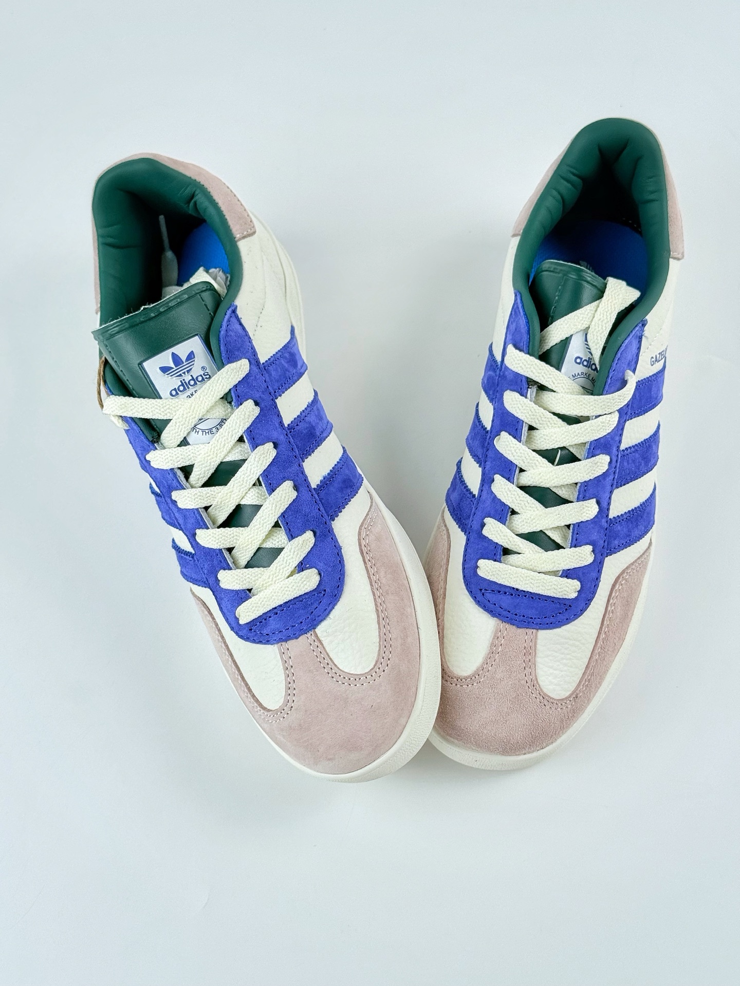 220 adidas Originals Gazelle INdoor x Stussy 三叶草休闲防滑耐磨低帮板鞋 DD6601