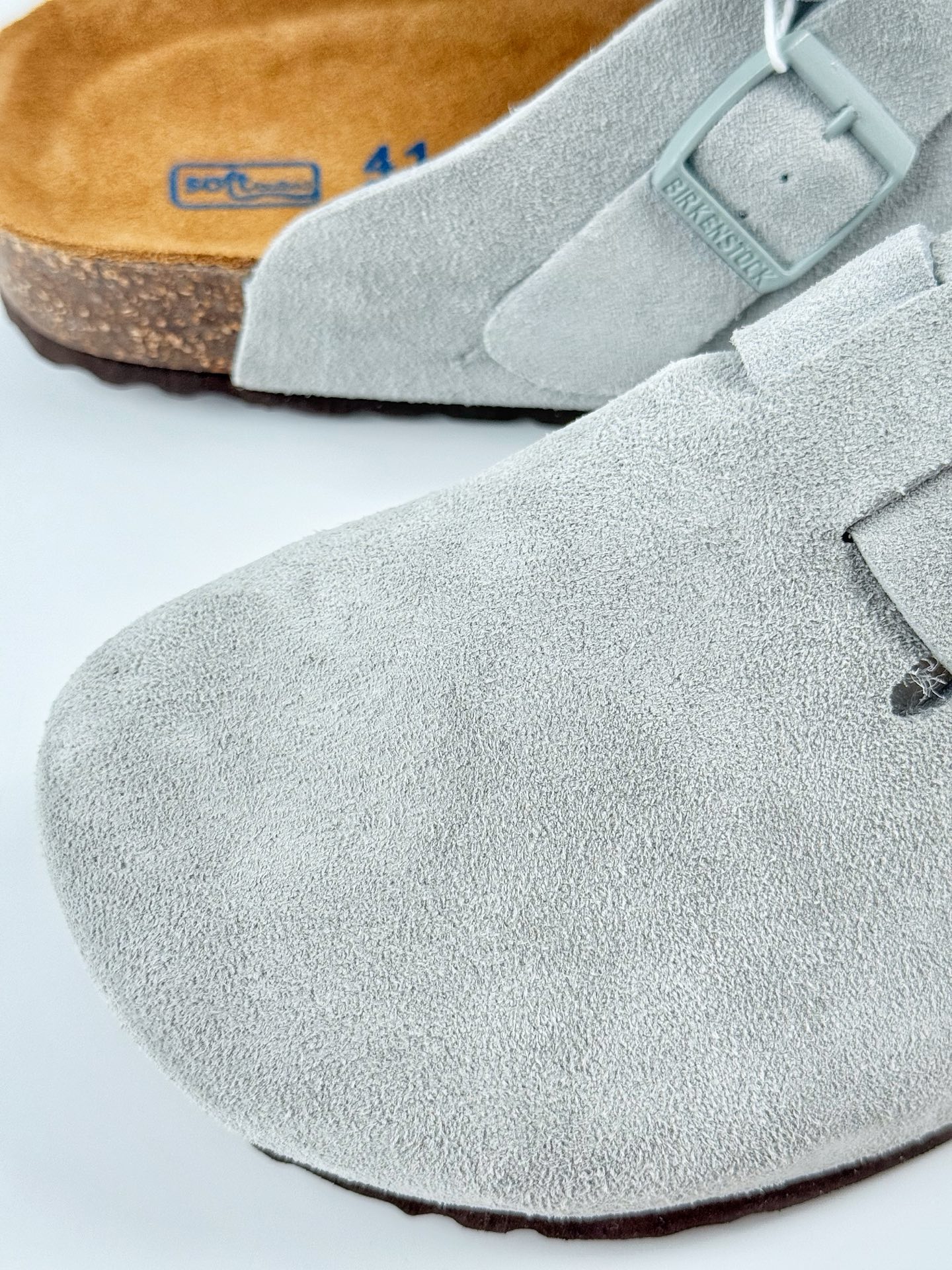 170 Birkenstock London 勃肯 博肯 半托后跟系列 凉鞋后跟设计适应多种场景化穿搭出行 皮革绒面时尚休闲平底鞋