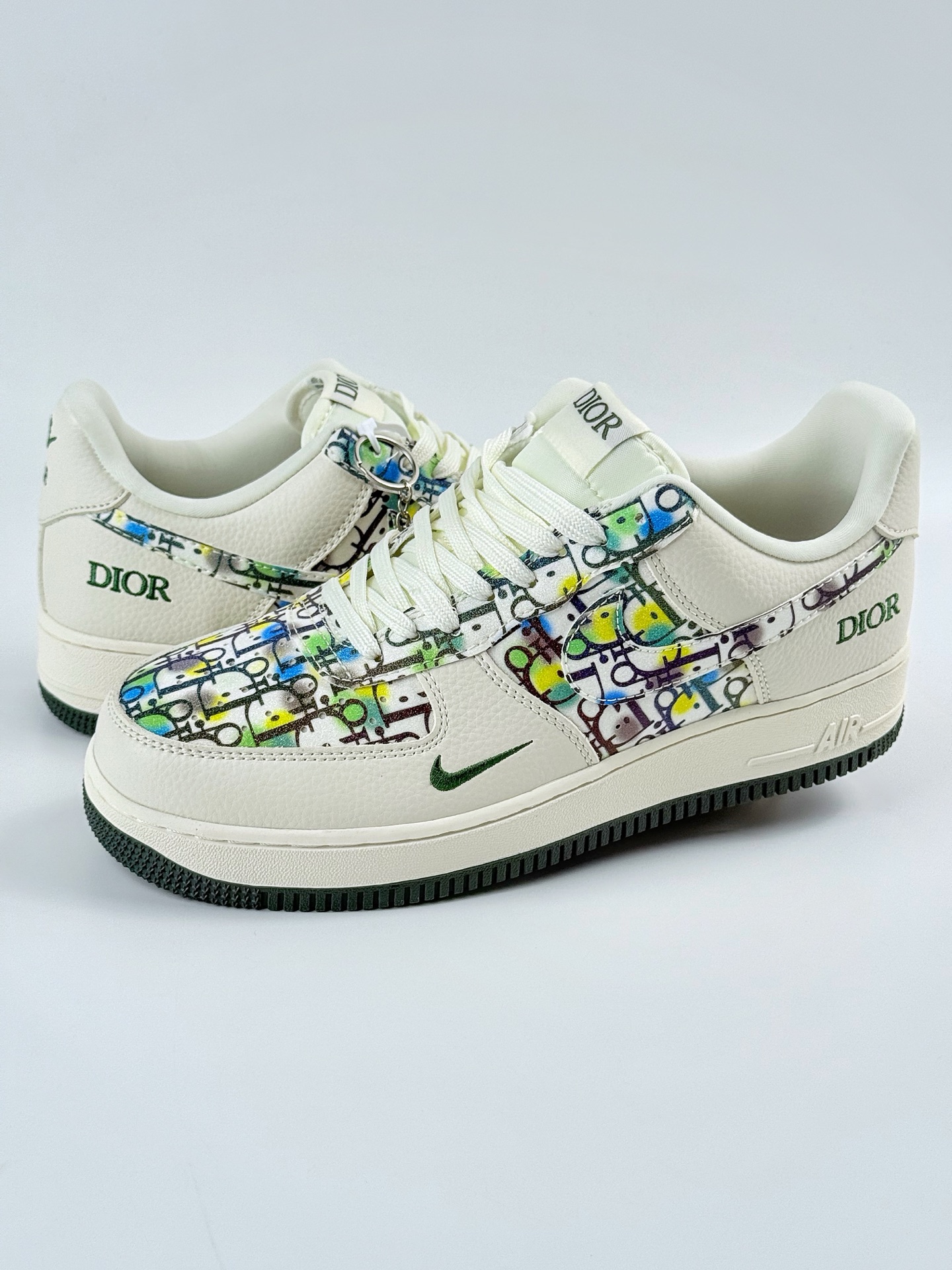 260 Nike Air Force 1 Low 07 x DIOR 白绿小勾 DF0188-065