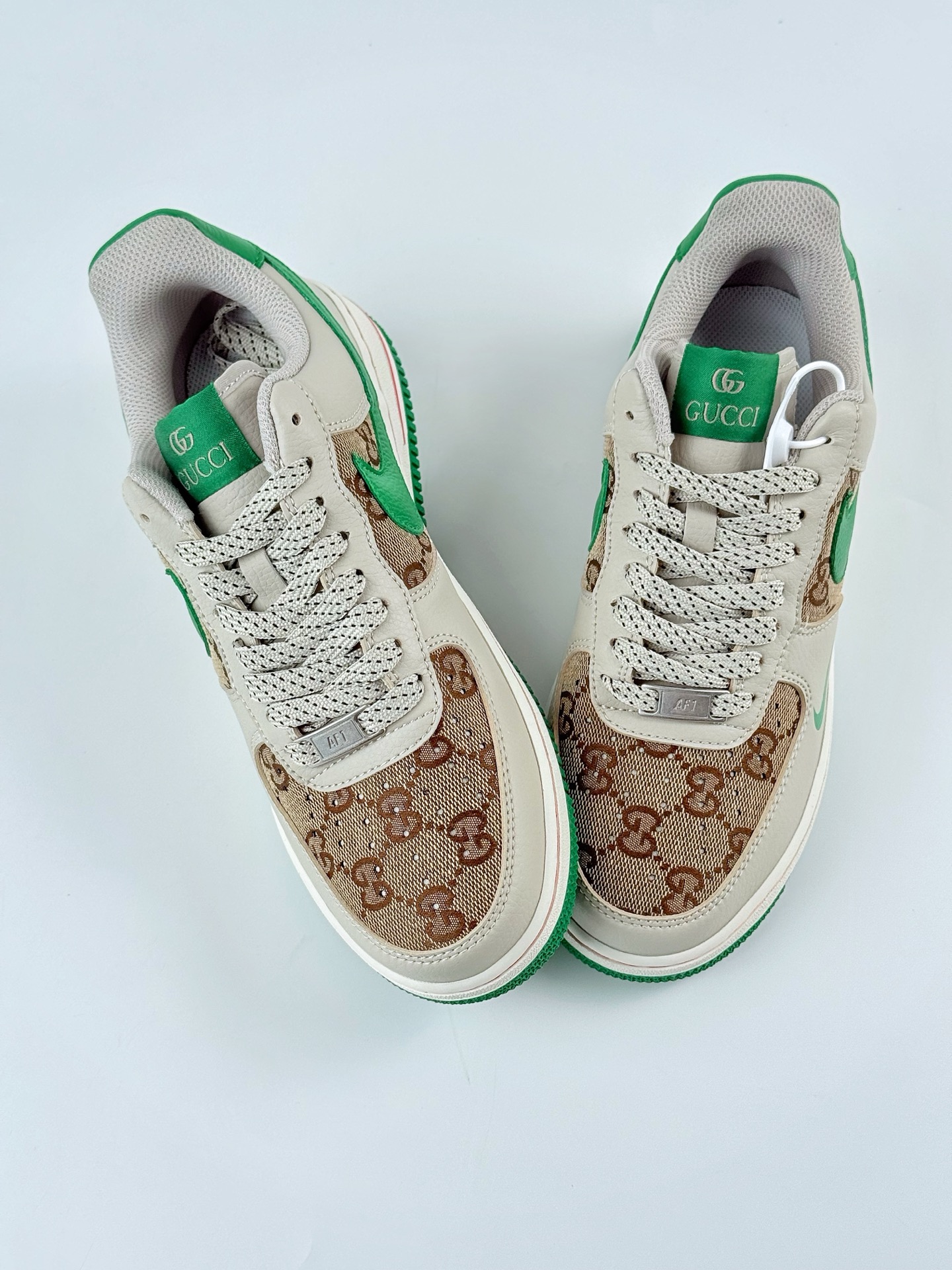 Nike Air Force 1 Low 07 x GUCCI 棕绿小勾满天星 LW9279-003
