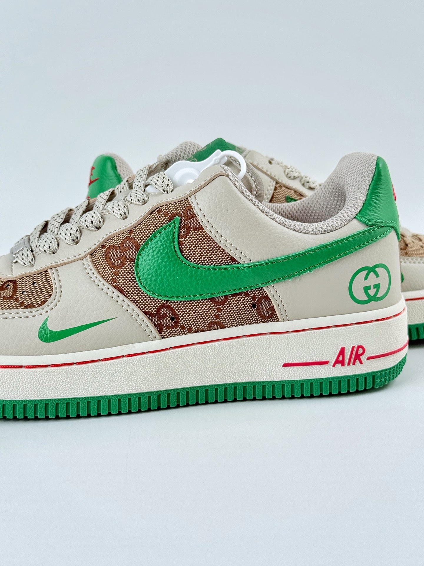 Nike Air Force 1 Low 07 x GUCCI 棕绿小勾满天星 LW9279-003