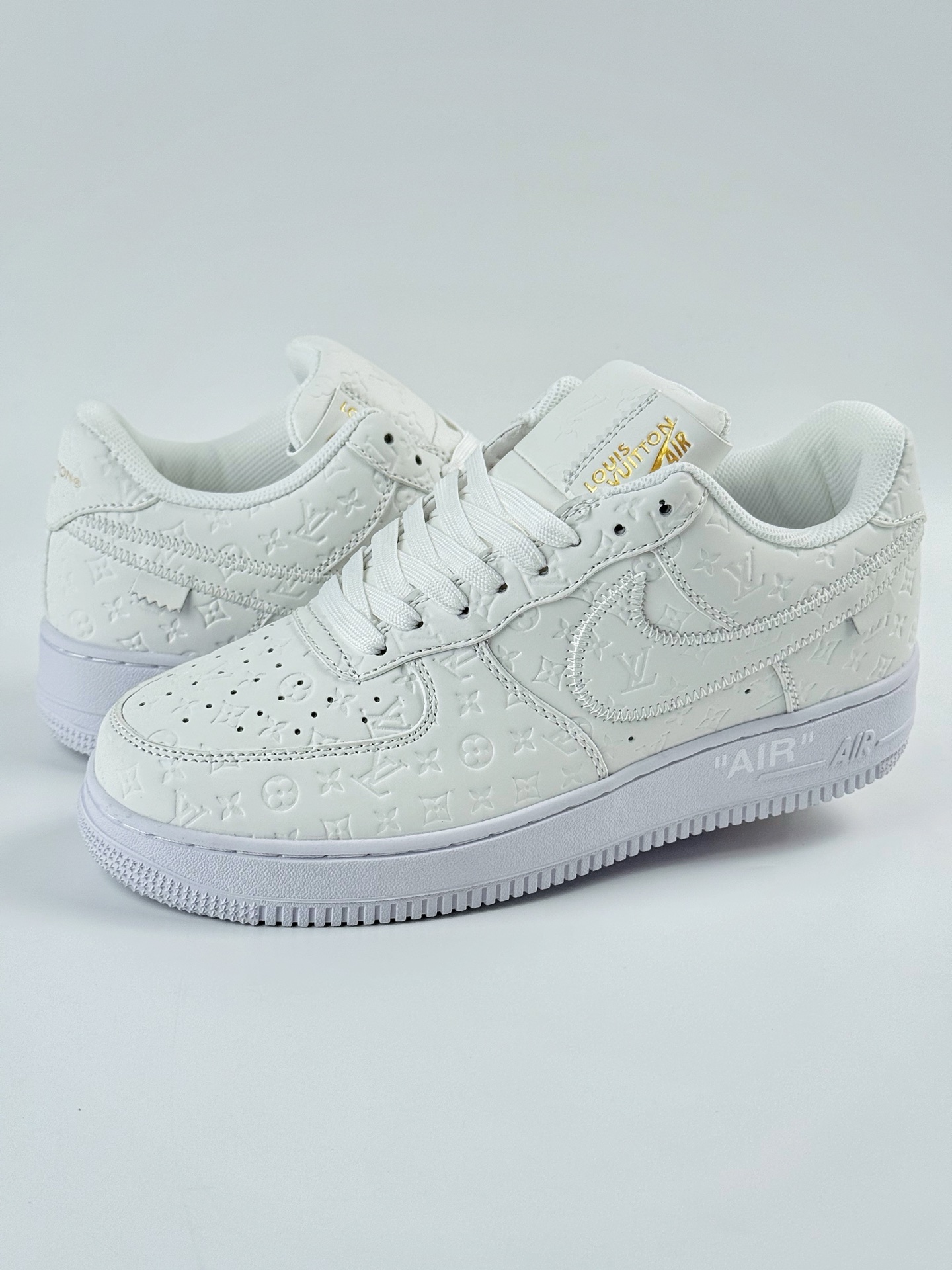 230 Nike Air Force 1 Low 07 x Louis Vuitton 纯白 MS 0232