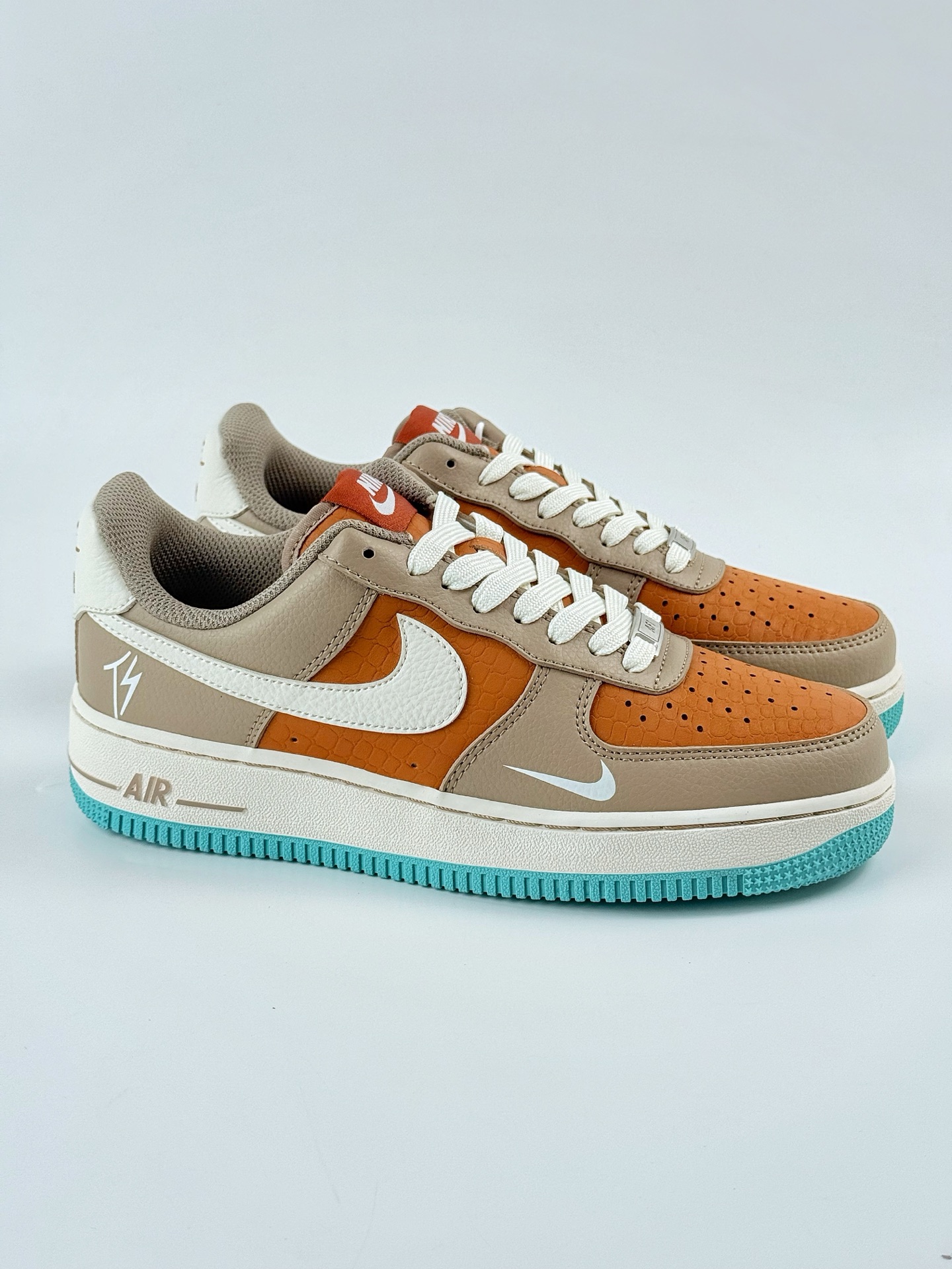 260 Nike Air Force 1 Low 07 棕橙白 LW9279-006