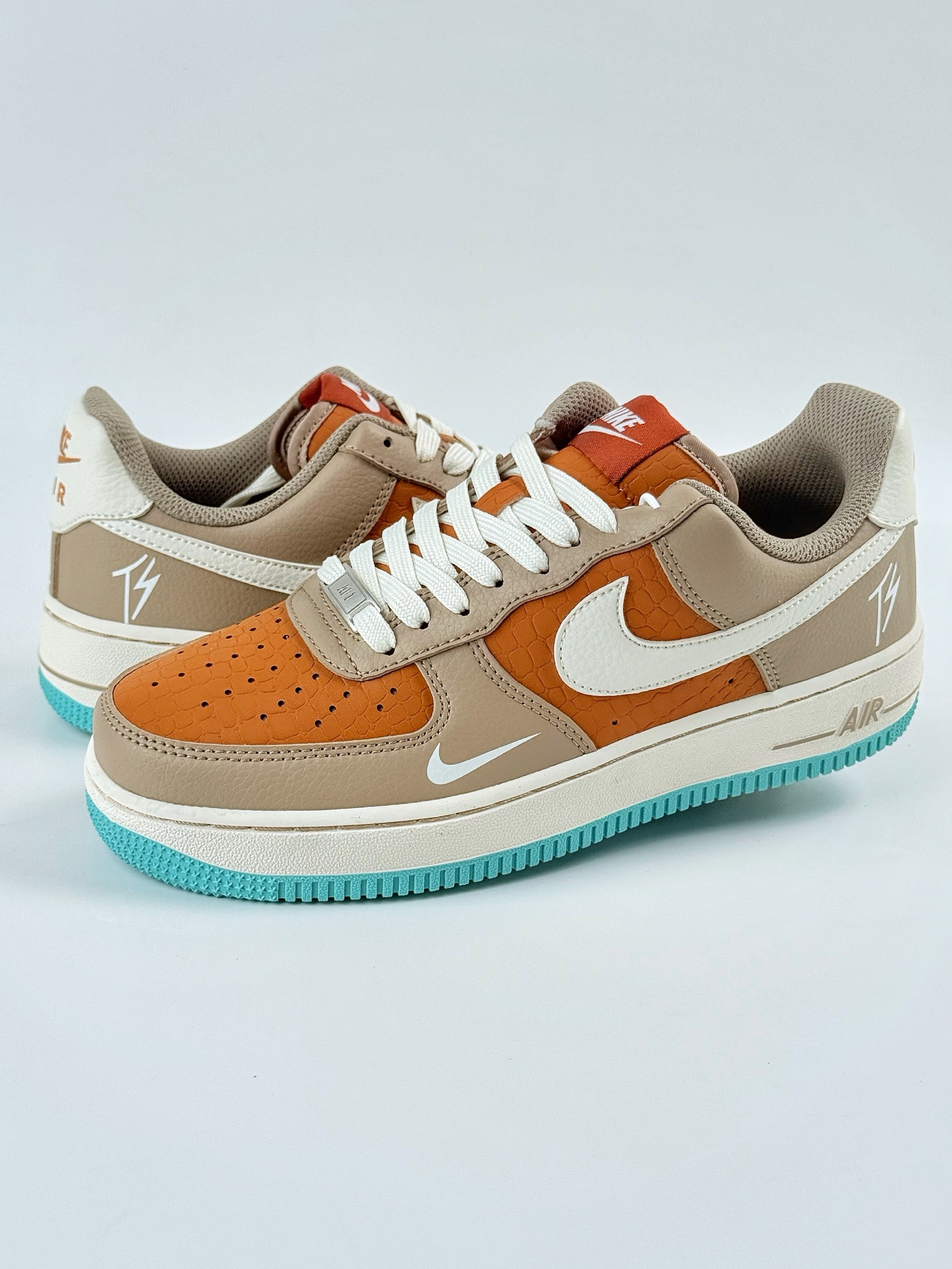 260 Nike Air Force 1 Low 07 棕橙白 LW9279-006
